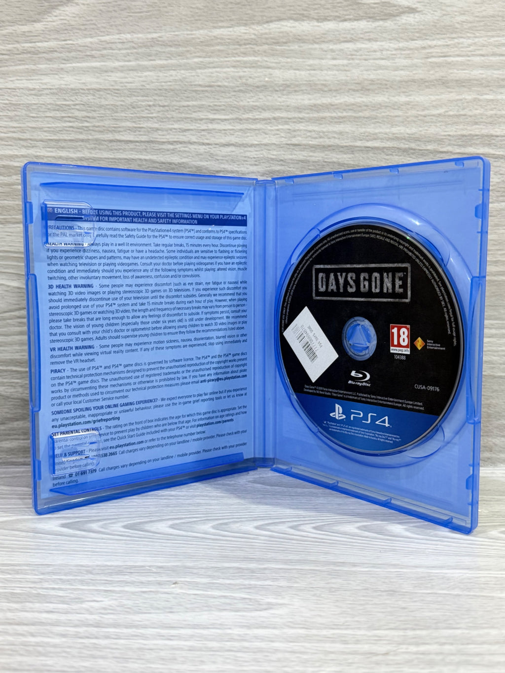 Days Gone (No DLC) Sony PlayStation 4 Boxed PAL UK Tested Working