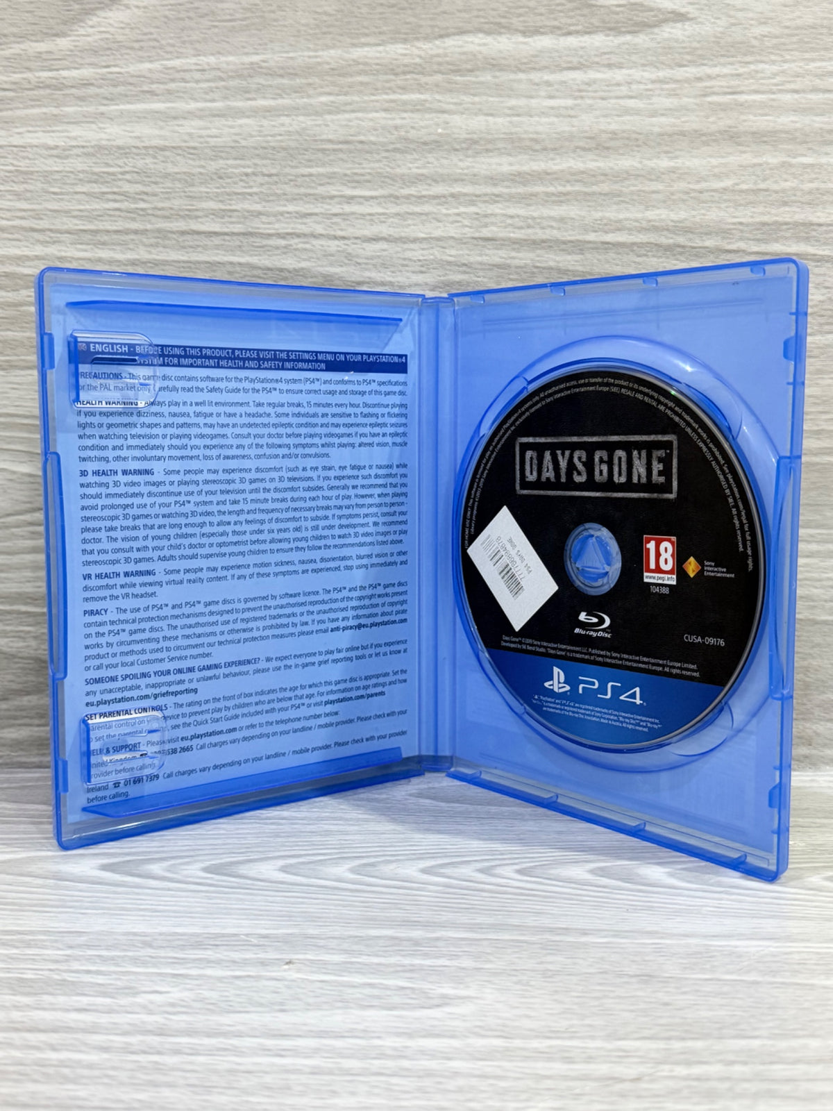 Days Gone (No DLC) Sony PlayStation 4 Boxed PAL UK Tested Working