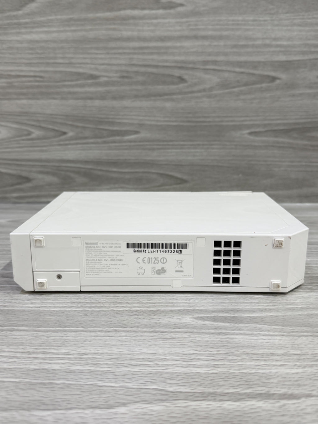 Nintendo Wii Original White Console Genuine White Controller Unboxed Tested