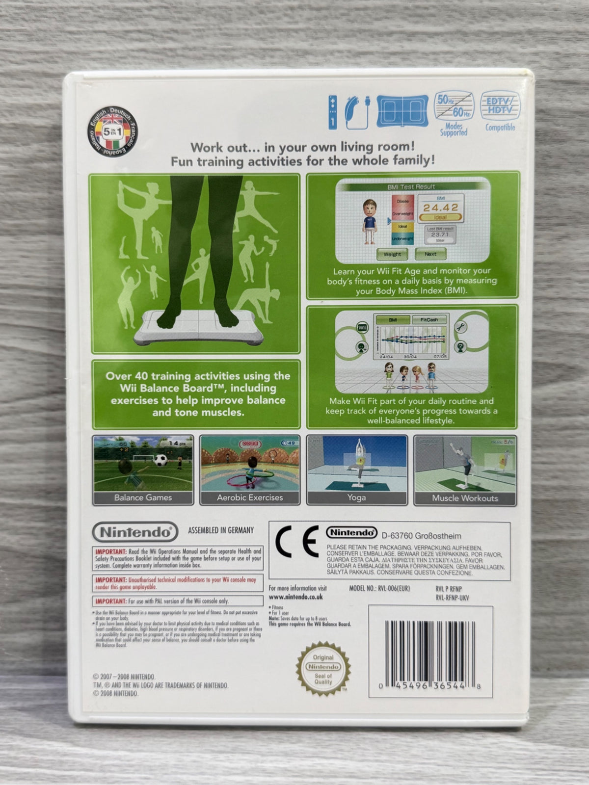 Wii Fit (Game Only) Complete With Manual PAL UK Tested Working