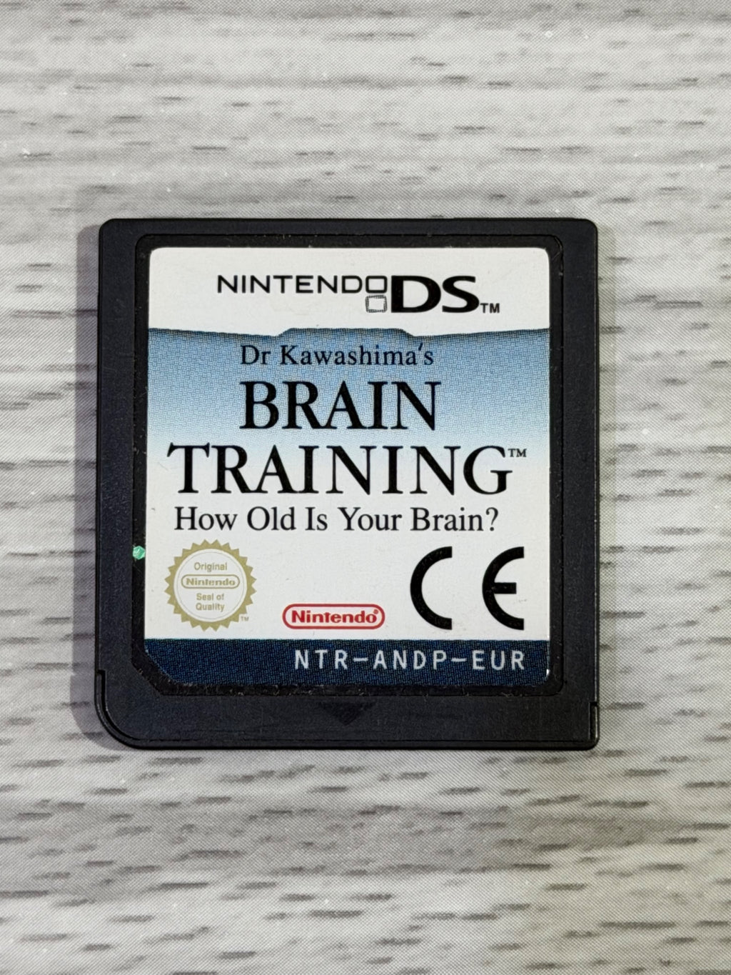 Brain Training: How Old Is Your Brain? Nintendo DS Cartridge Only PAL UK Tested