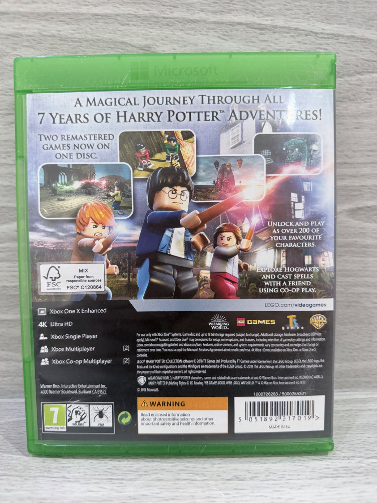 LEGO Harry Potter Collection Microsoft Xbox One Boxed PAL UK Tested Working