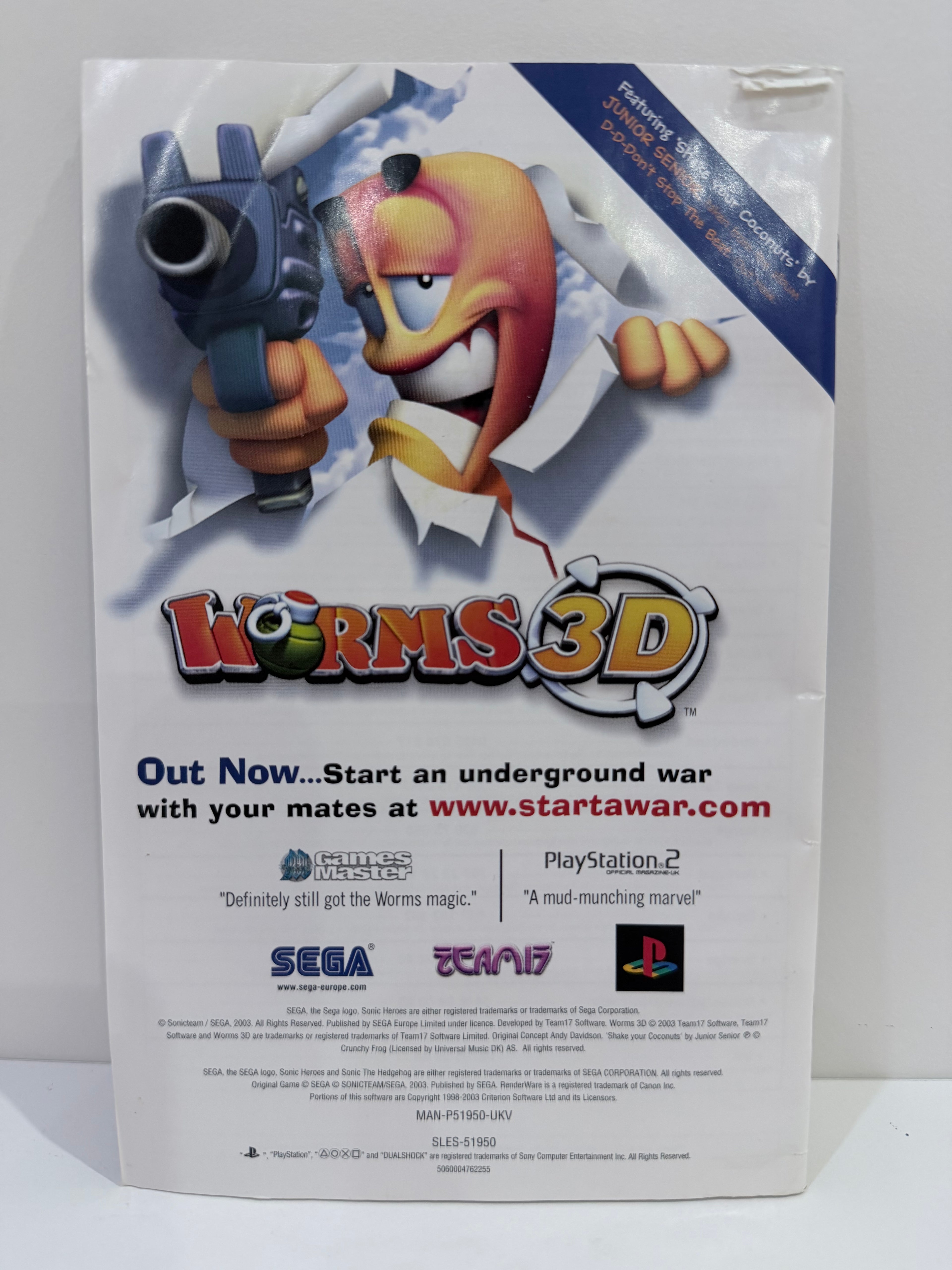Sonic Heroes Sony PlayStation 2 Replacement Manual Only PAL UK