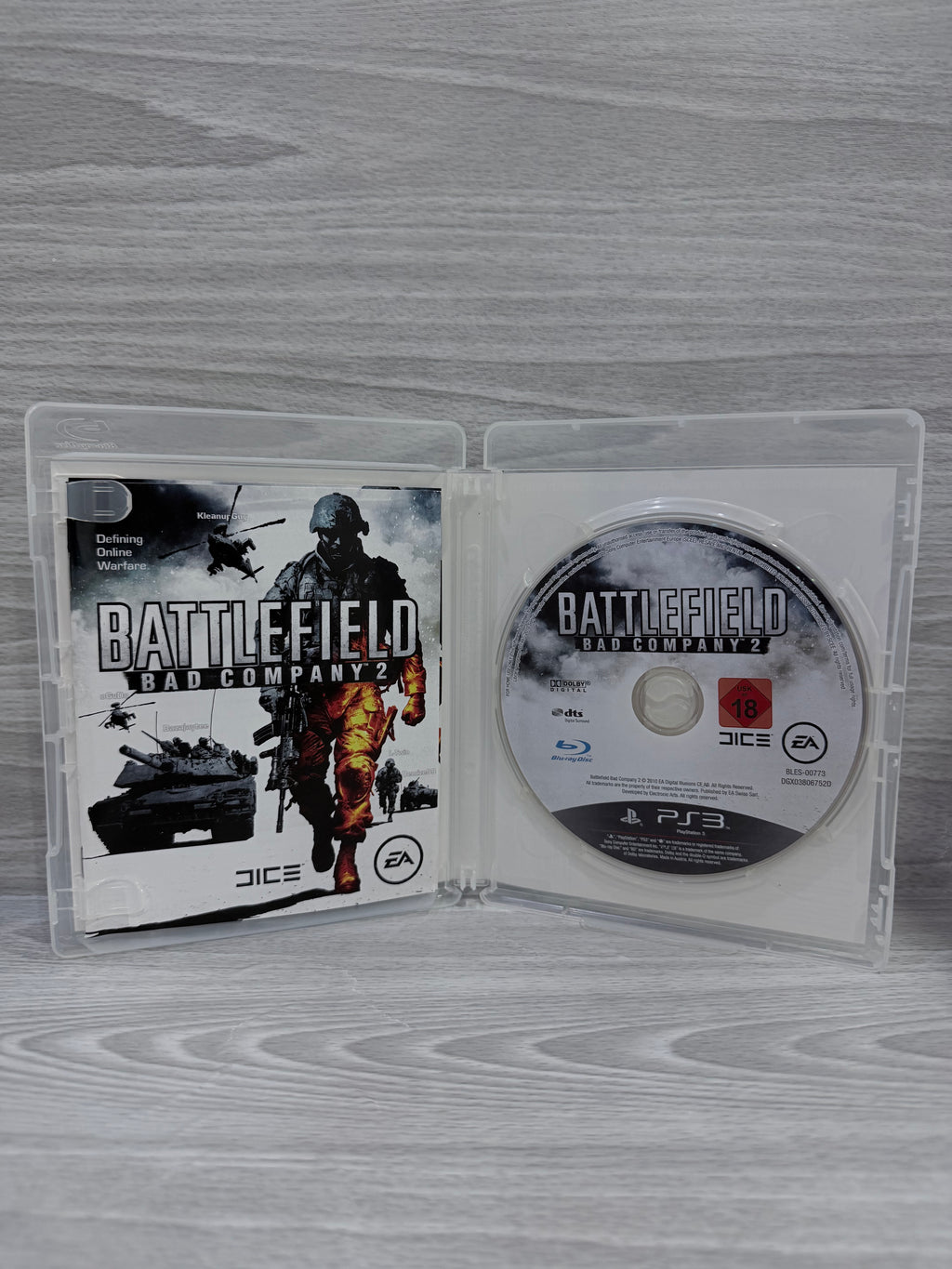 Battlefield: Bad Company 2 Sony PlayStation 3 Complete With Manual PAL UK Tested