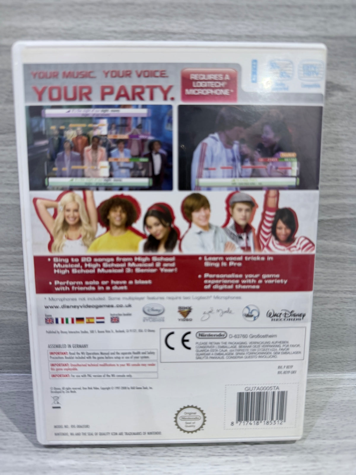 High School Musical 3: Sing It! (No Mic) Wii Complete With Manual PAL UK Tested