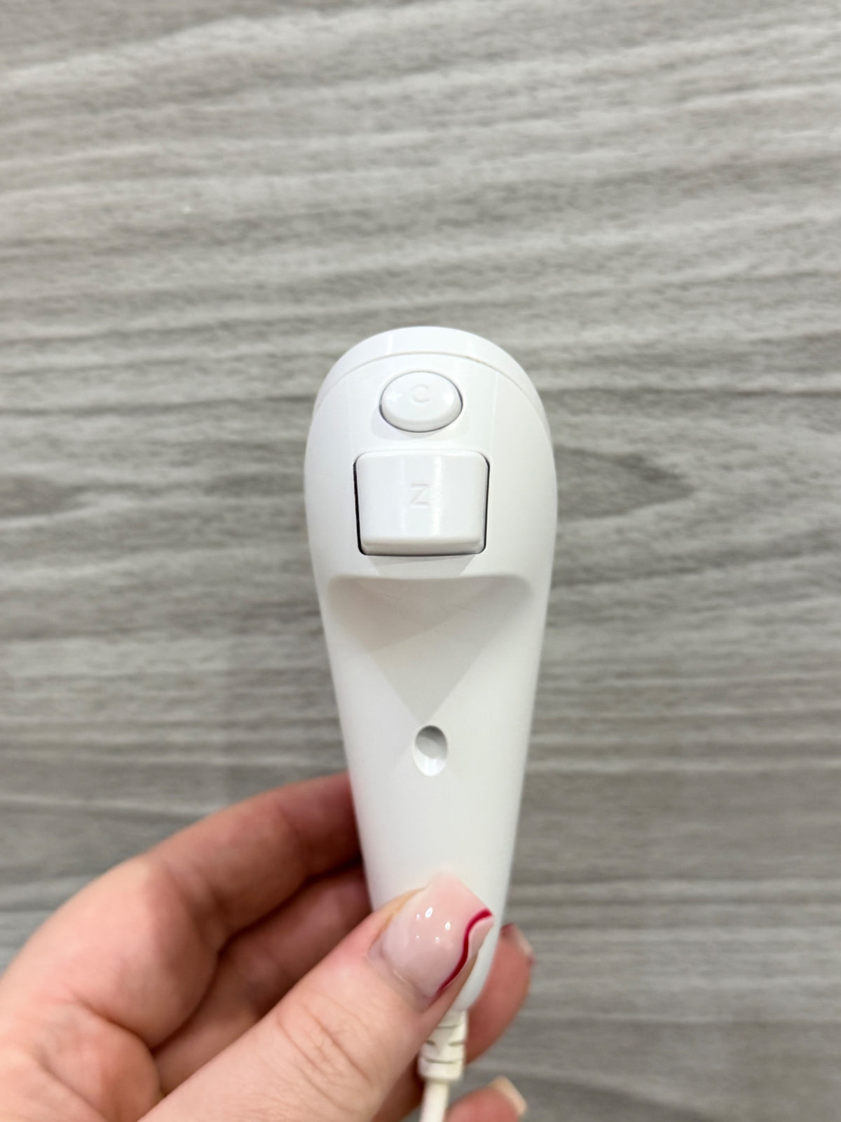 Nintendo Wii/Wii U Official Nunchuck White White Controller Original Tested