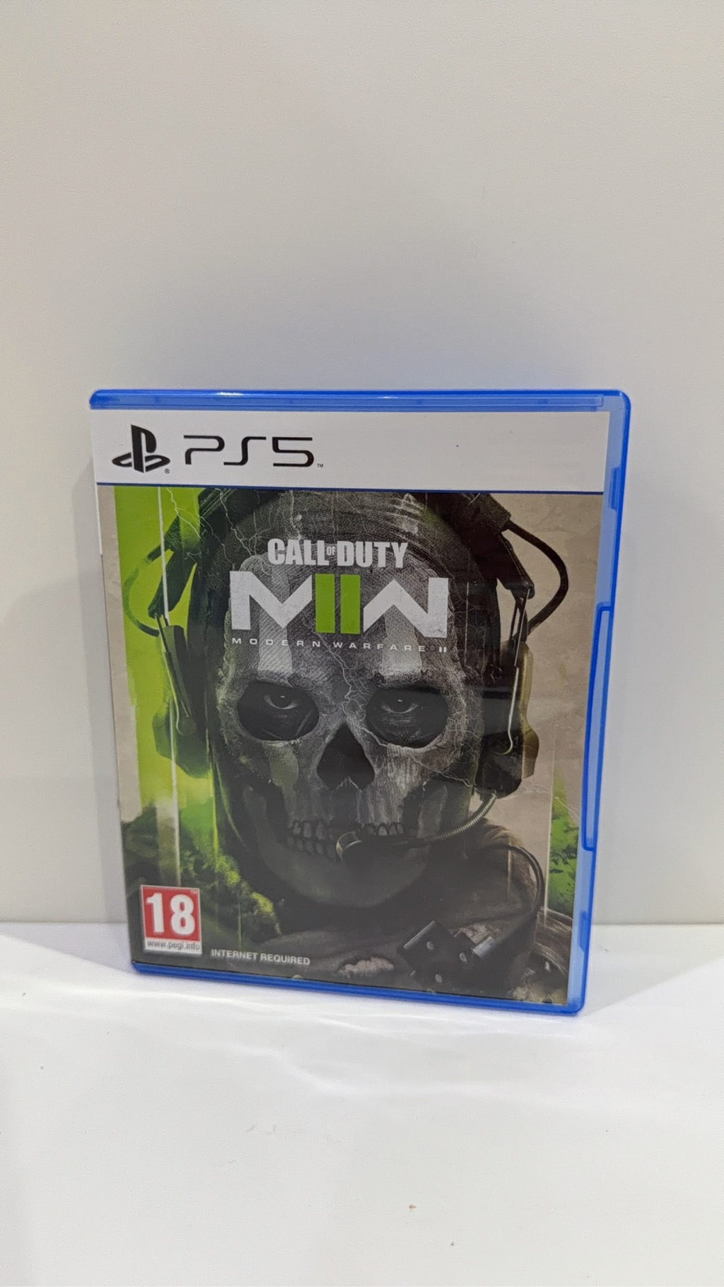 Call of Duty Modern Warfare II PS5 video game case and disc, PAL UK edition.