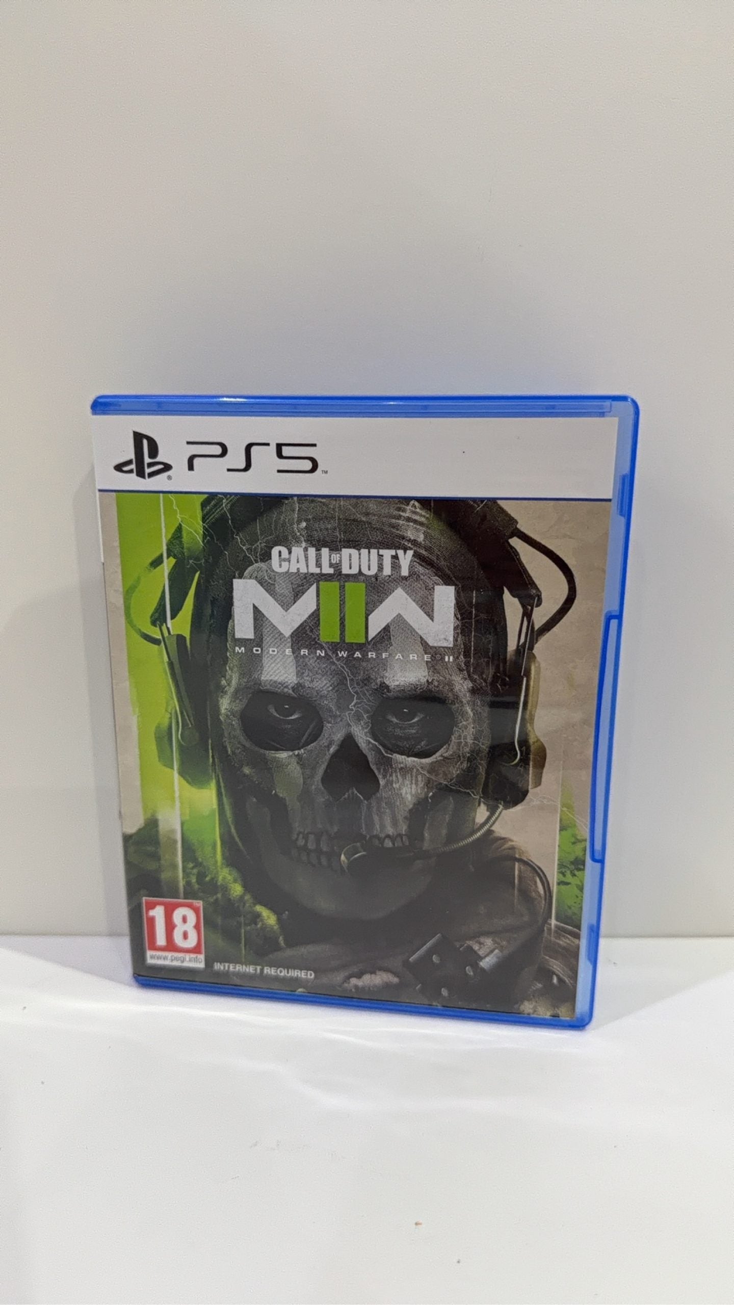 Call of Duty Modern Warfare II PS5 video game case and disc, PAL UK edition.
