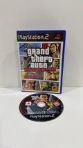 Grand Theft Auto Liberty City Stories PS2 video game case and disc, PAL UK edition.