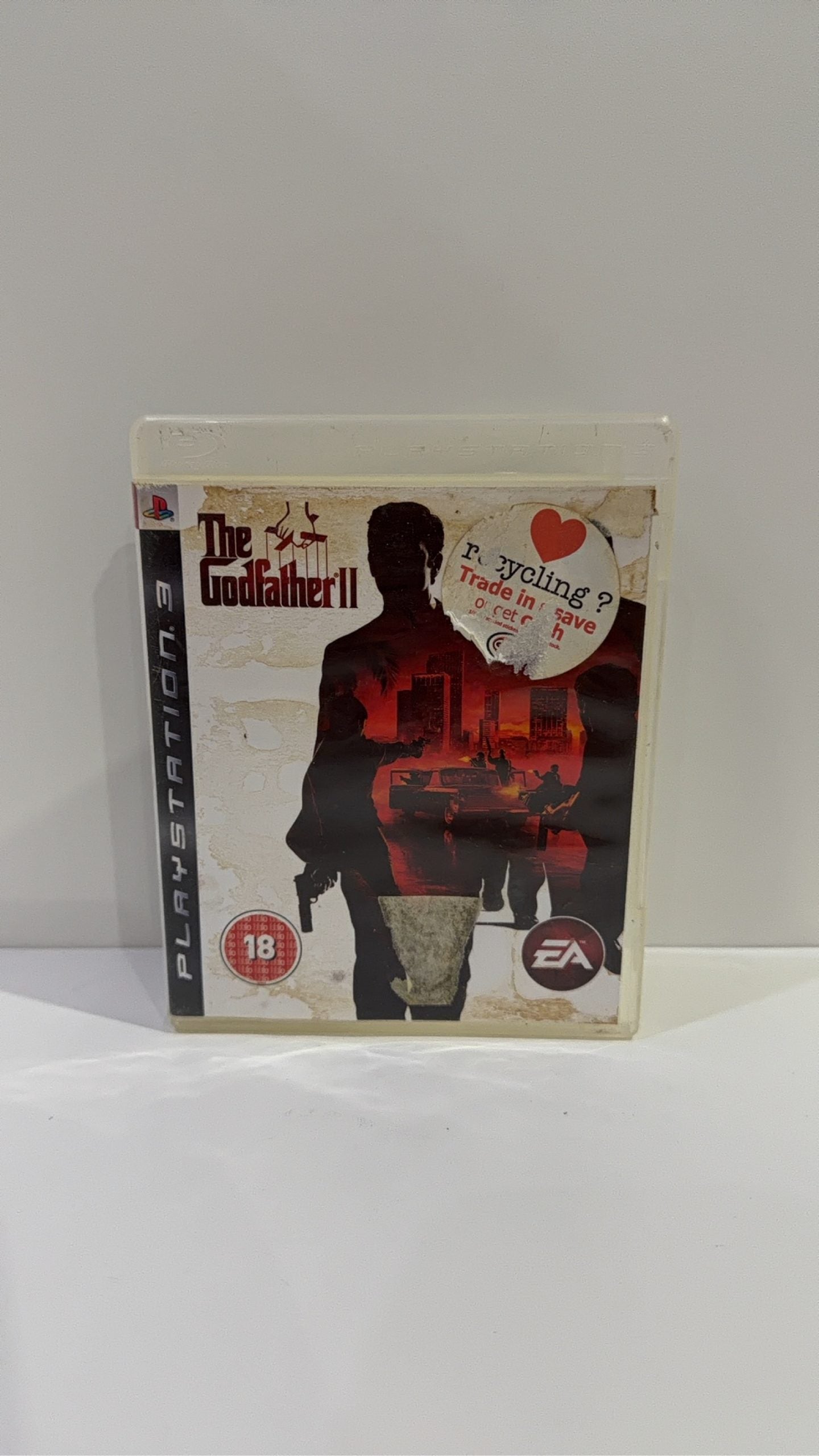 The Godfather II PS3 video game with original case, cover artwork, disc, and manual.