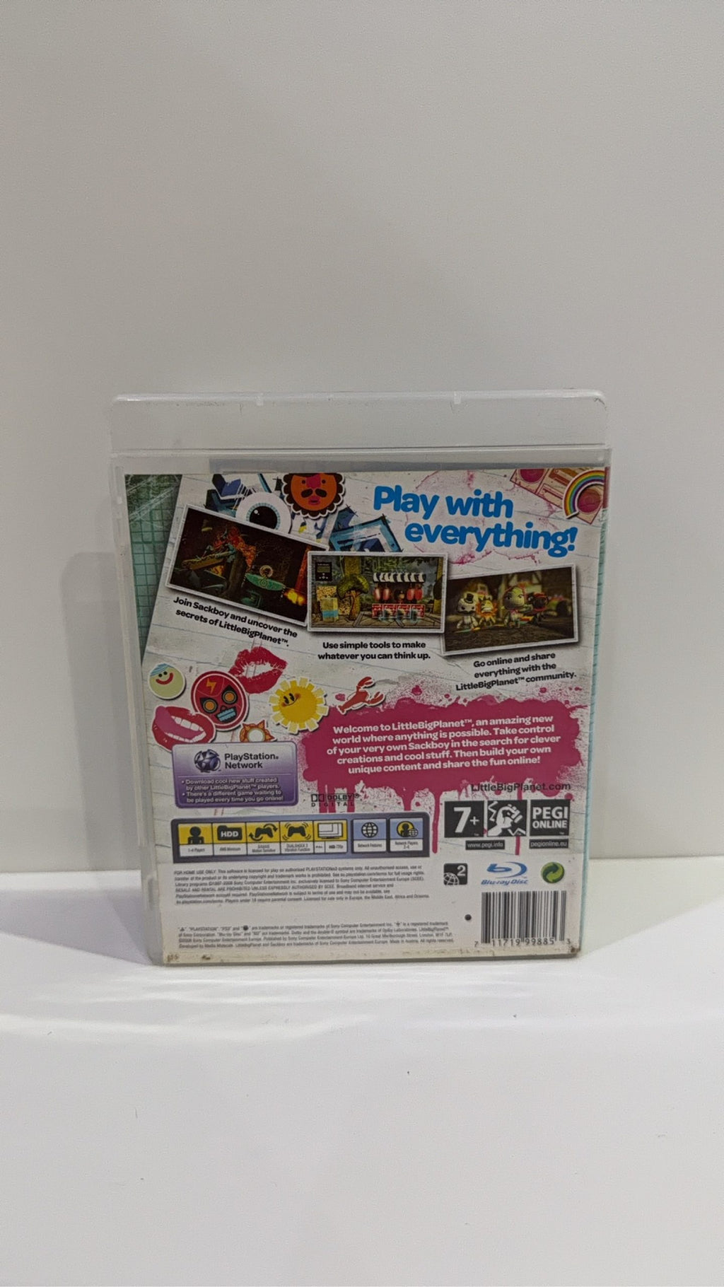 Little Big Planet video game for Sony PlayStation 3 PS3 with case, disc, and manual.