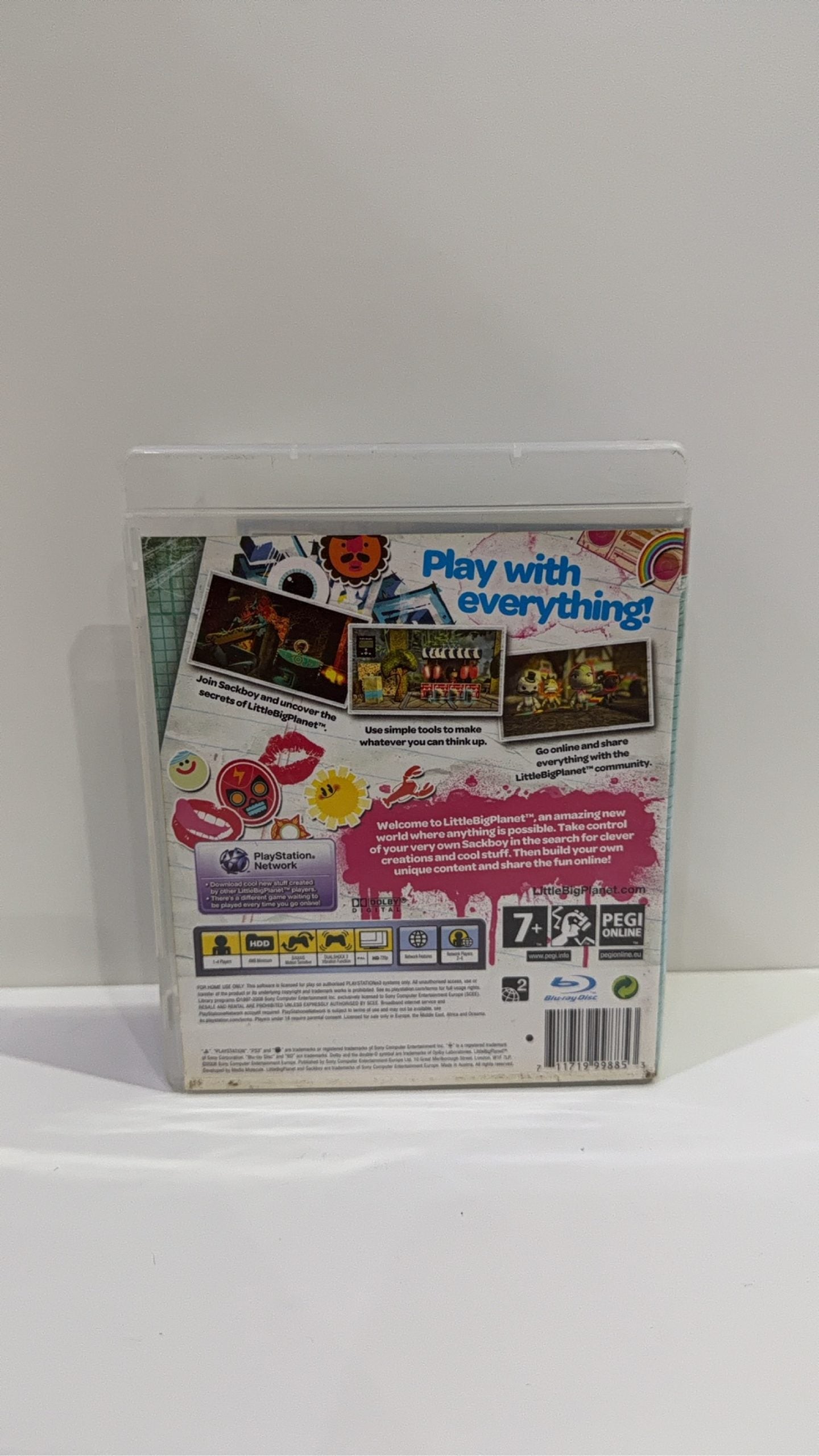 Little Big Planet video game for Sony PlayStation 3 PS3 with case, disc, and manual.