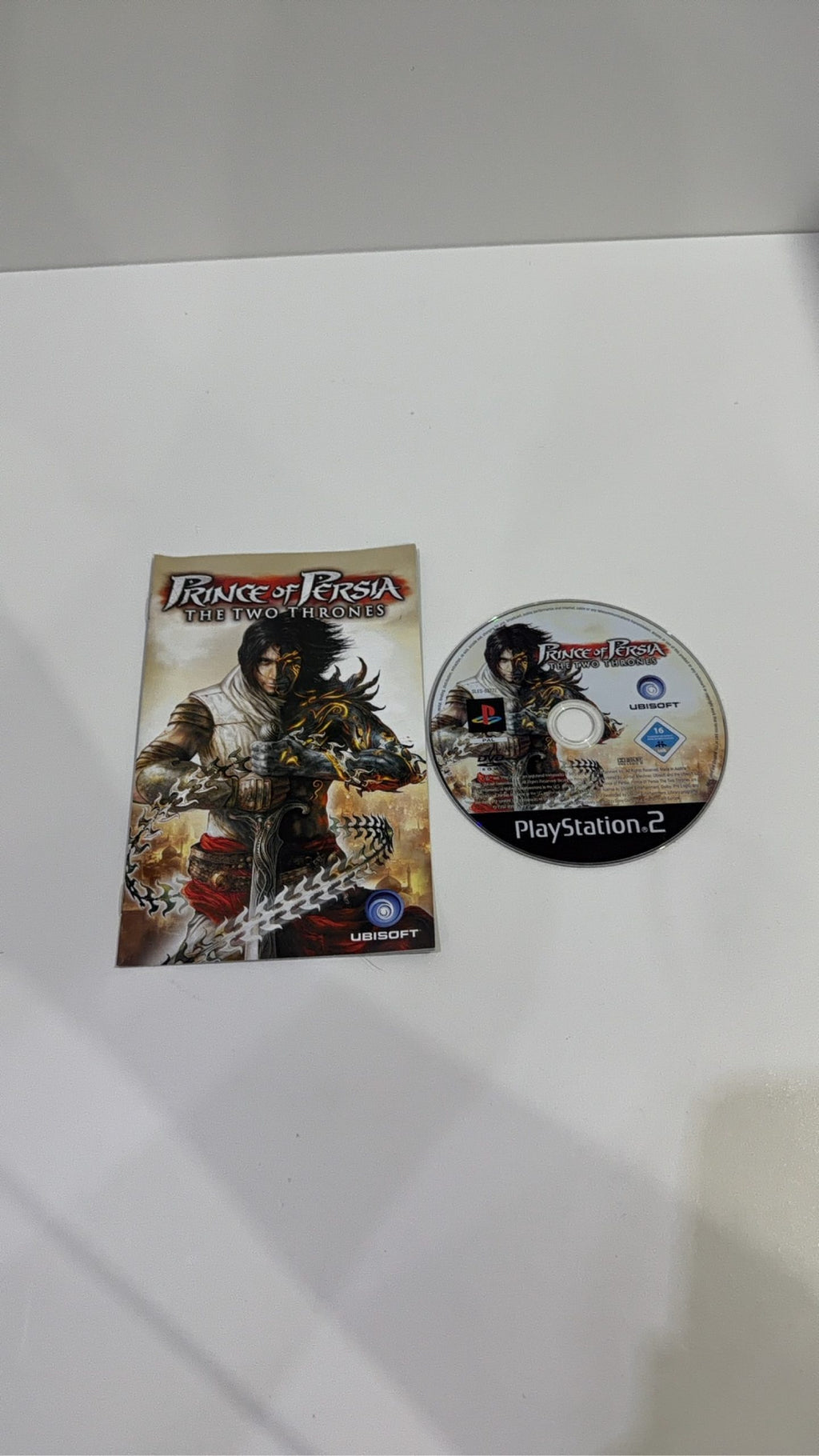 Prince of Persia The Two Thrones PS2 video game, complete in box with manual and disc.