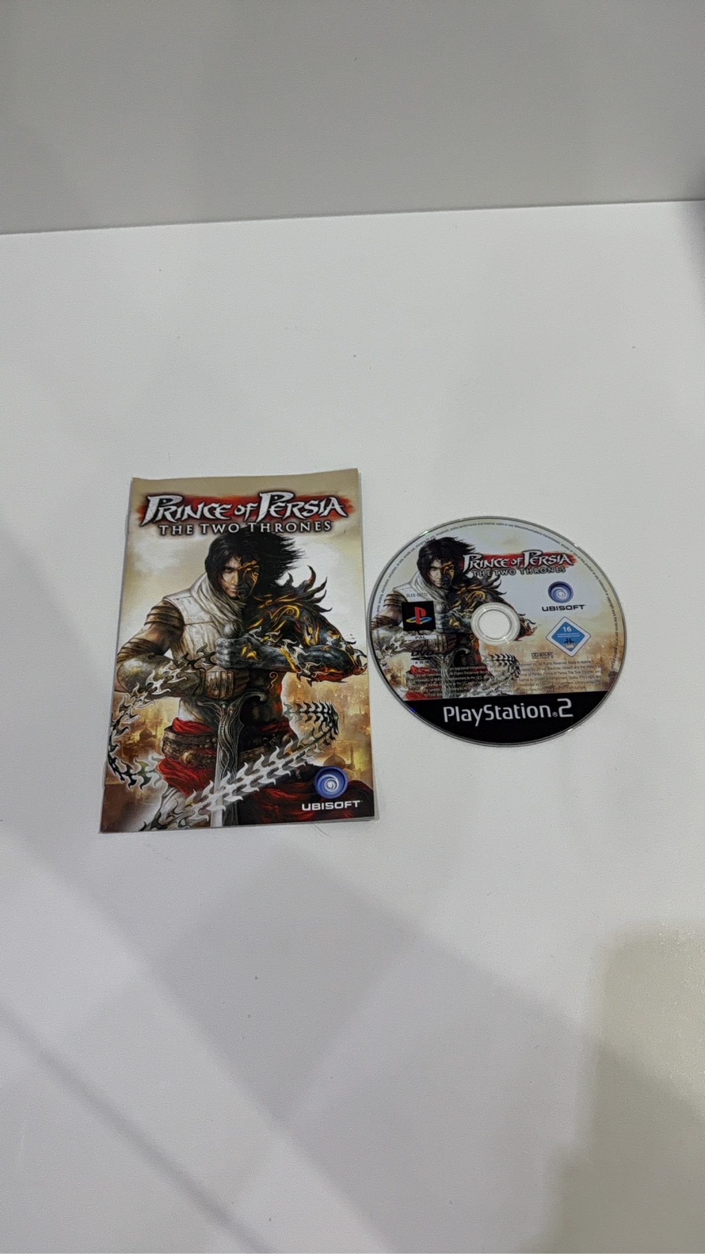 Prince of Persia The Two Thrones PS2 video game, complete in box with manual and disc.