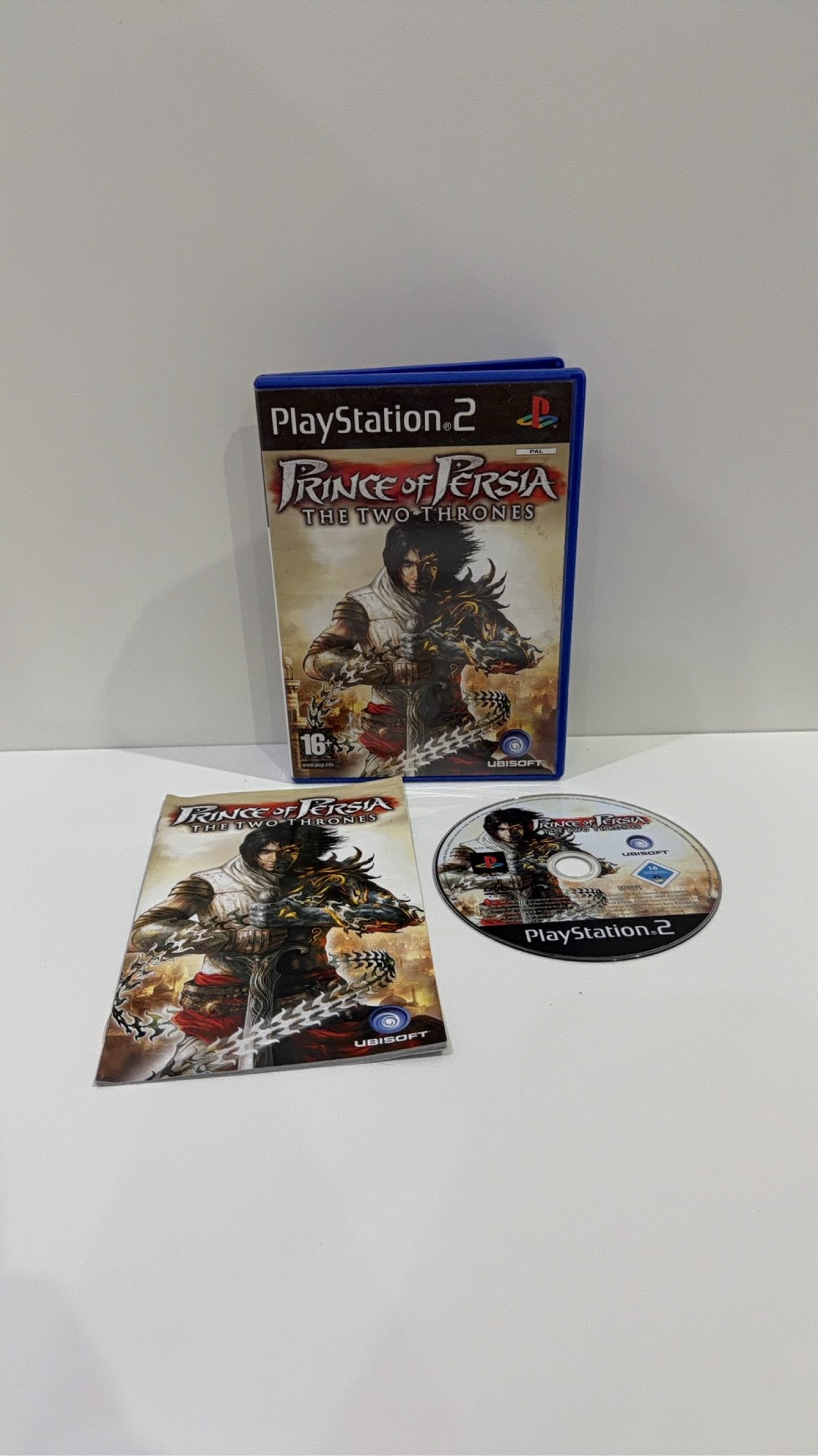 Prince of Persia The Two Thrones PS2 video game, complete in box with manual and disc.