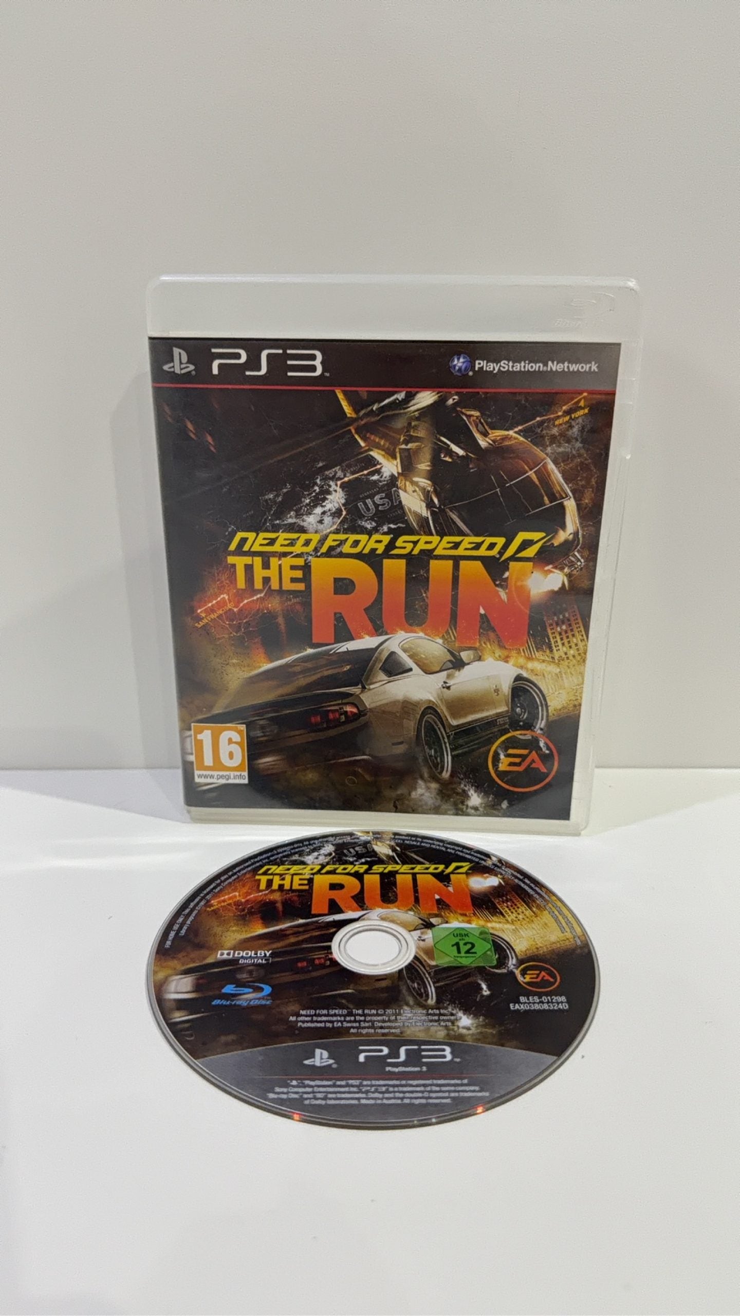 Need For Speed Hot Pursuit PS3 video game case and disc, PAL UK version, very good condition.