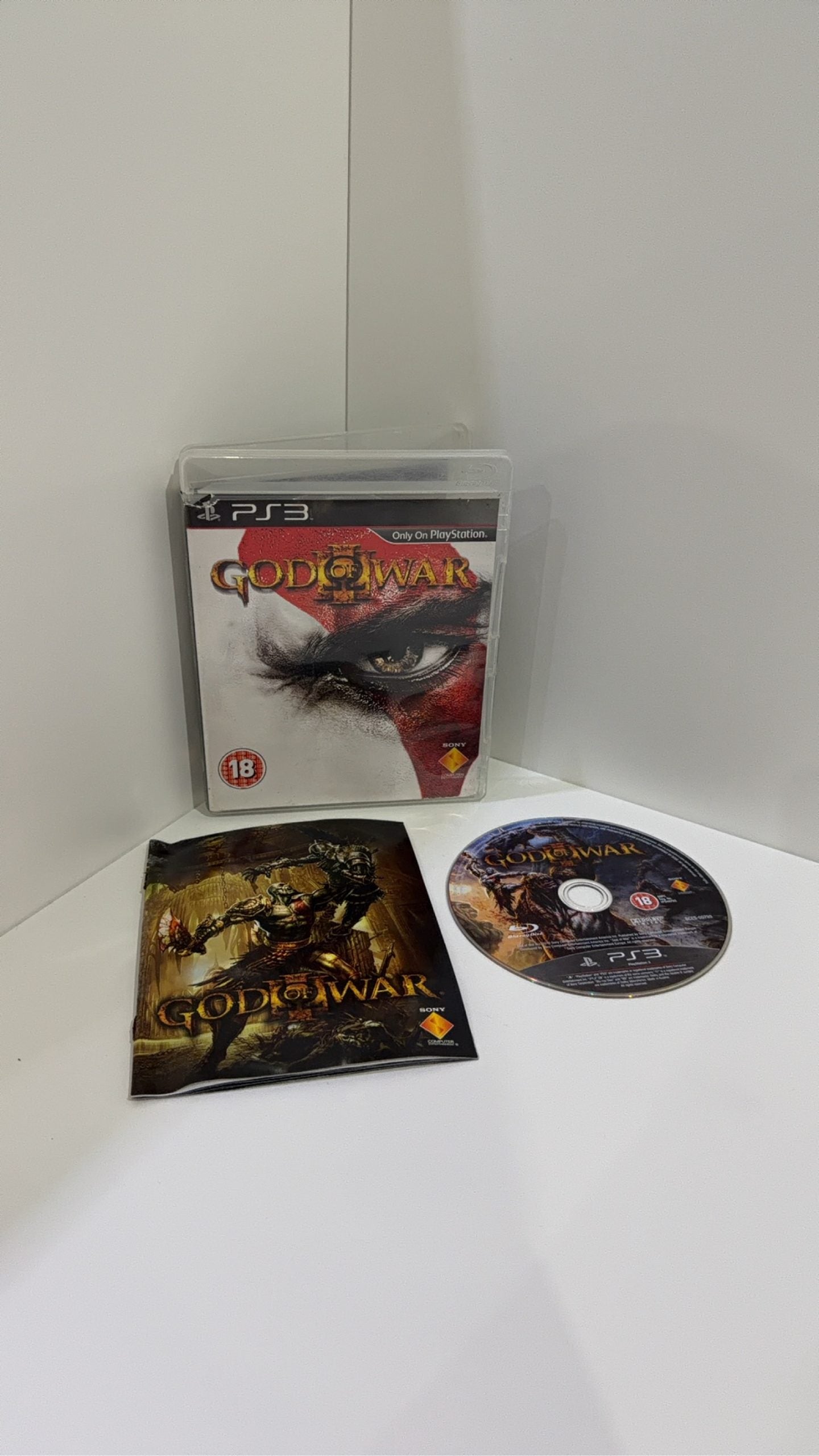 God of War III for Sony PlayStation 3 PS3, complete with manual and original case.