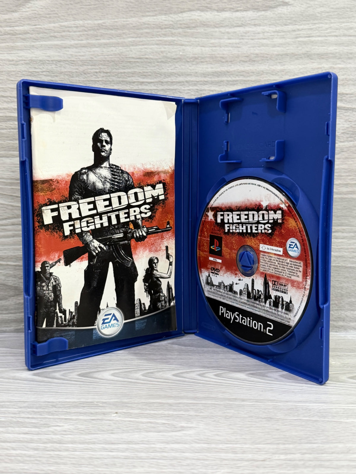 Freedom Fighters Sony PlayStation 2 Complete With Manual PAL UK Tested Working