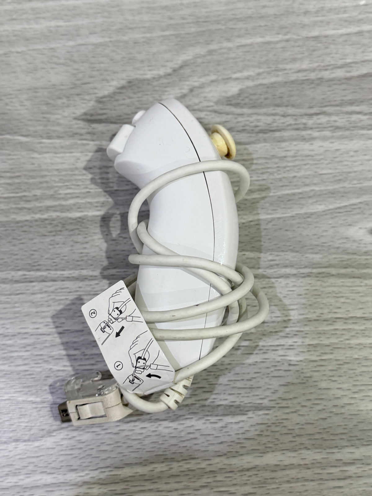 Nintendo Wii/Wii U Official Nunchuck White White Controller Original Tested