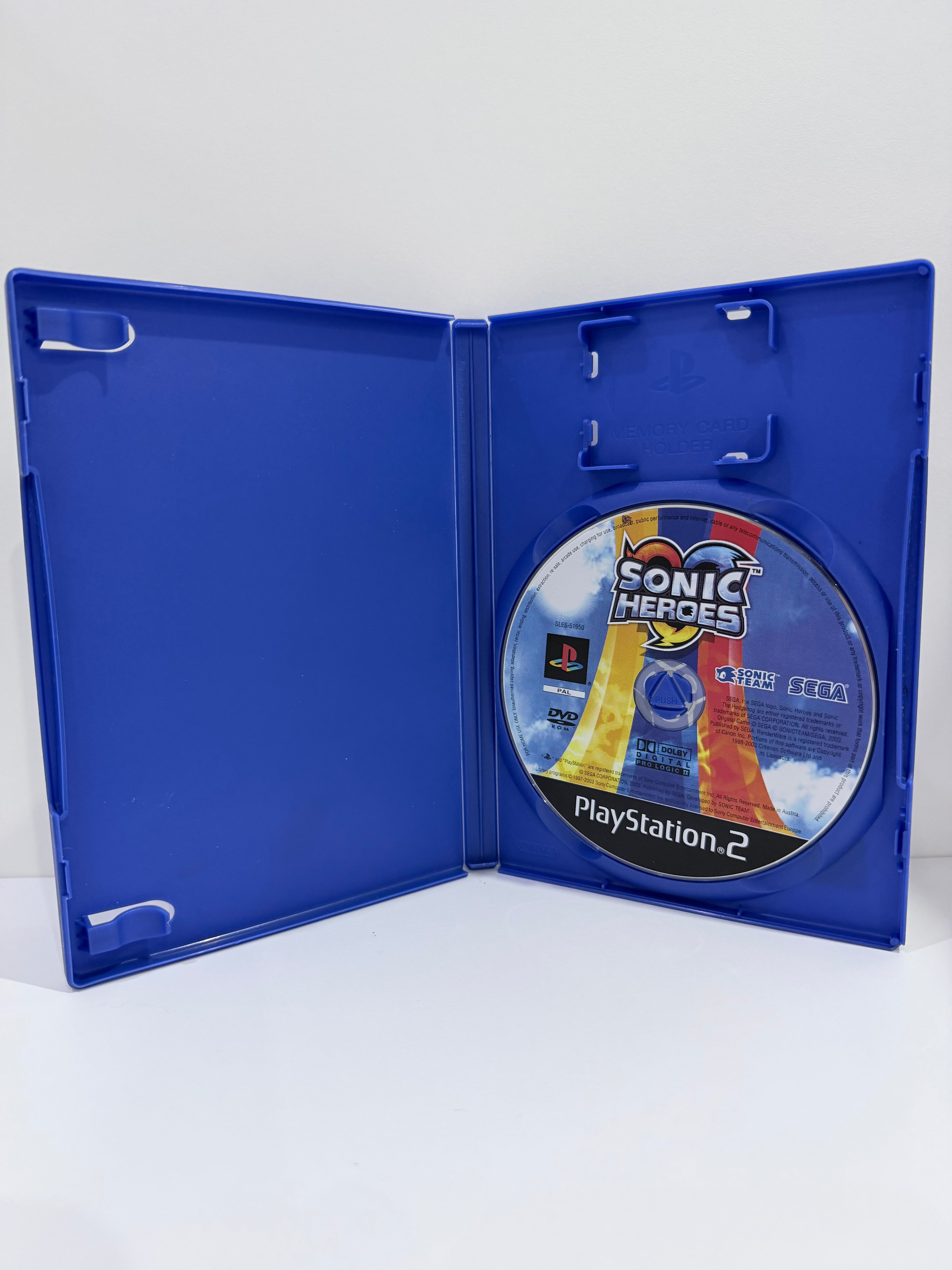 Sonic Heroes Sony PlayStation 2 Disc Only PAL UK Tested Working