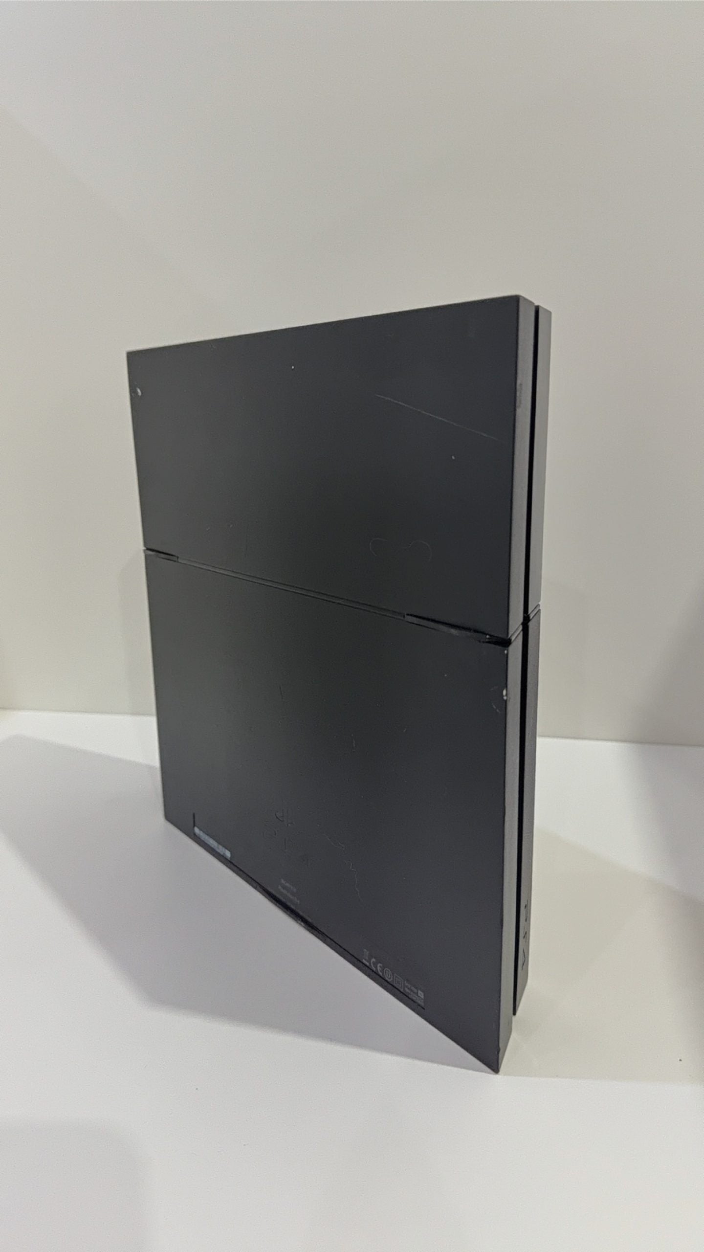 PS4 Console PlayStation 4 Black 500GB with Official Dualshock 4 Controller and cables.