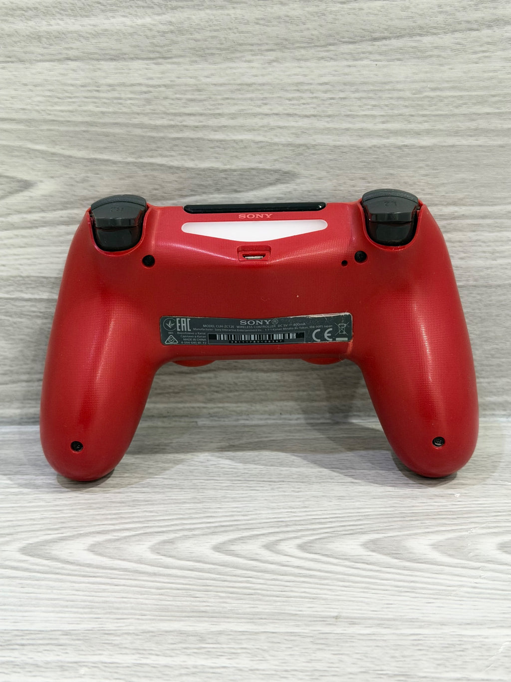 Sony PlayStation 4 Original 500GB Black Console Genuine Red Controller Tested
