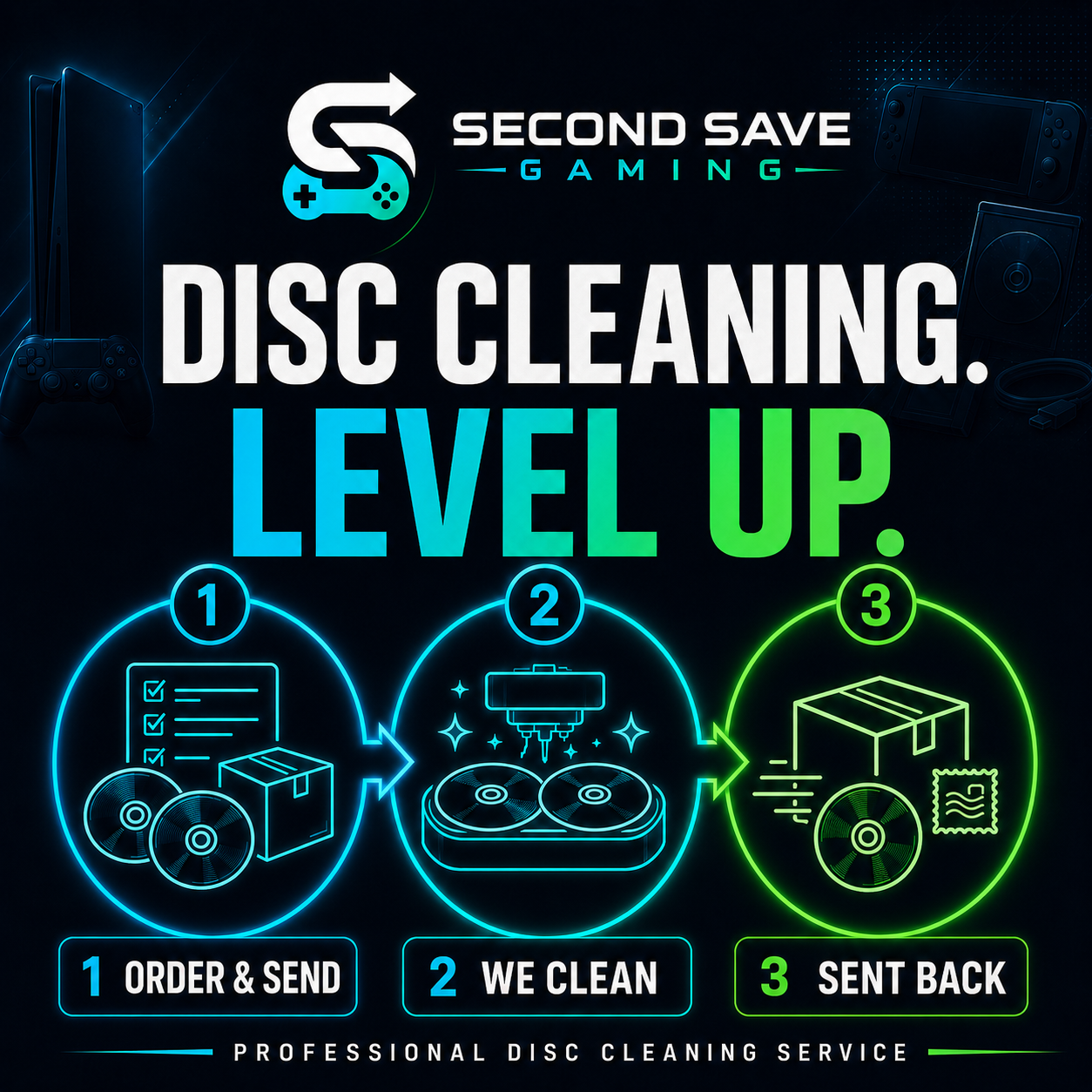 Professional Disc Cleaning Service