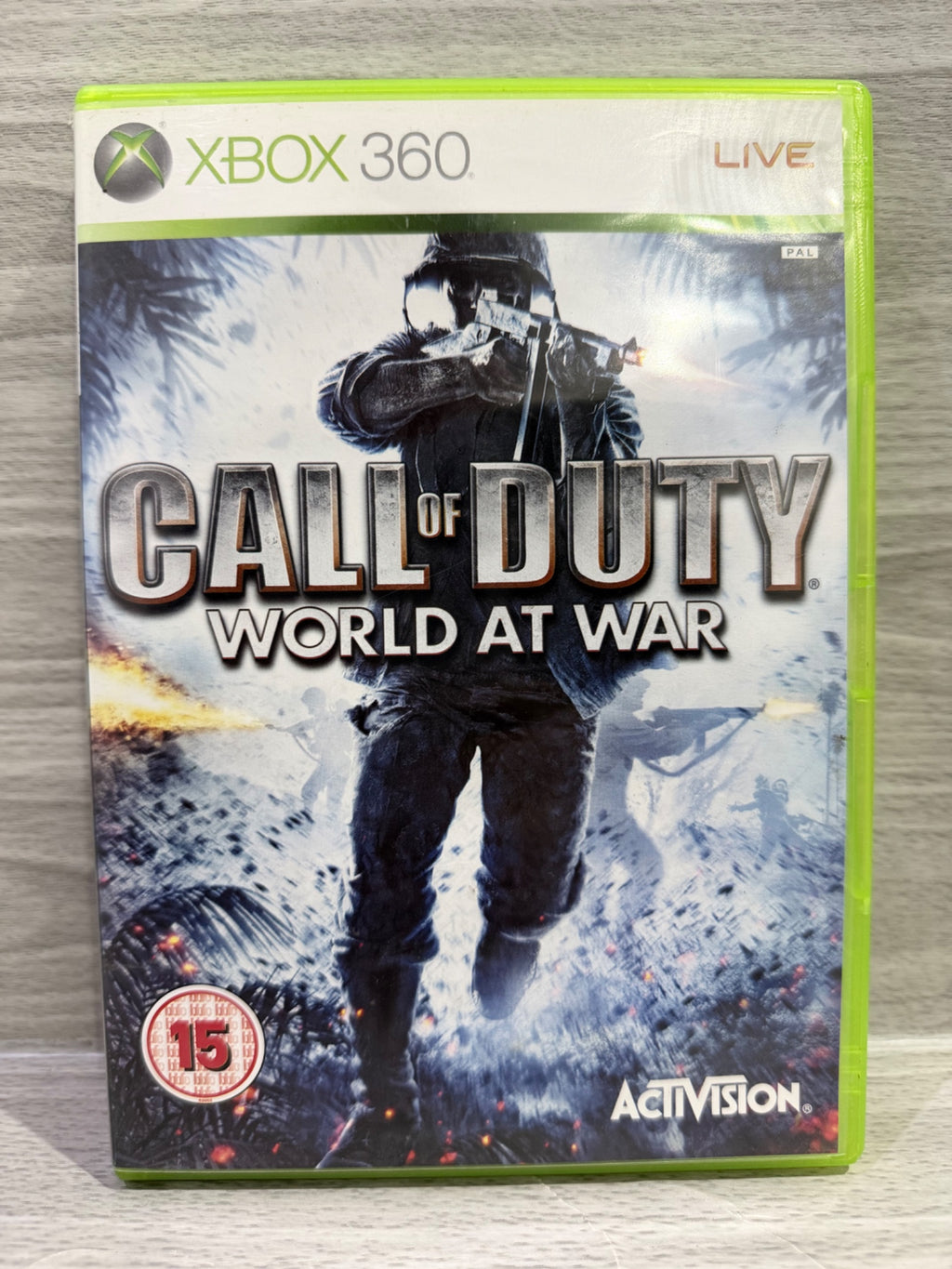 Call of Duty: World At War (15) Xbox 360 Complete With Manual PAL UK Tested