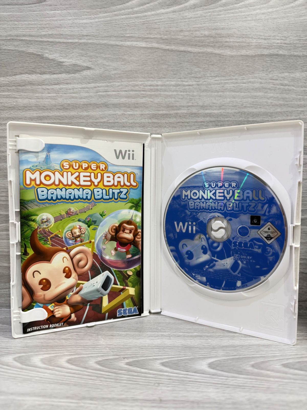 Super Monkey Ball: Banana Blitz Nintendo Wii Complete With Manual PAL UK Tested