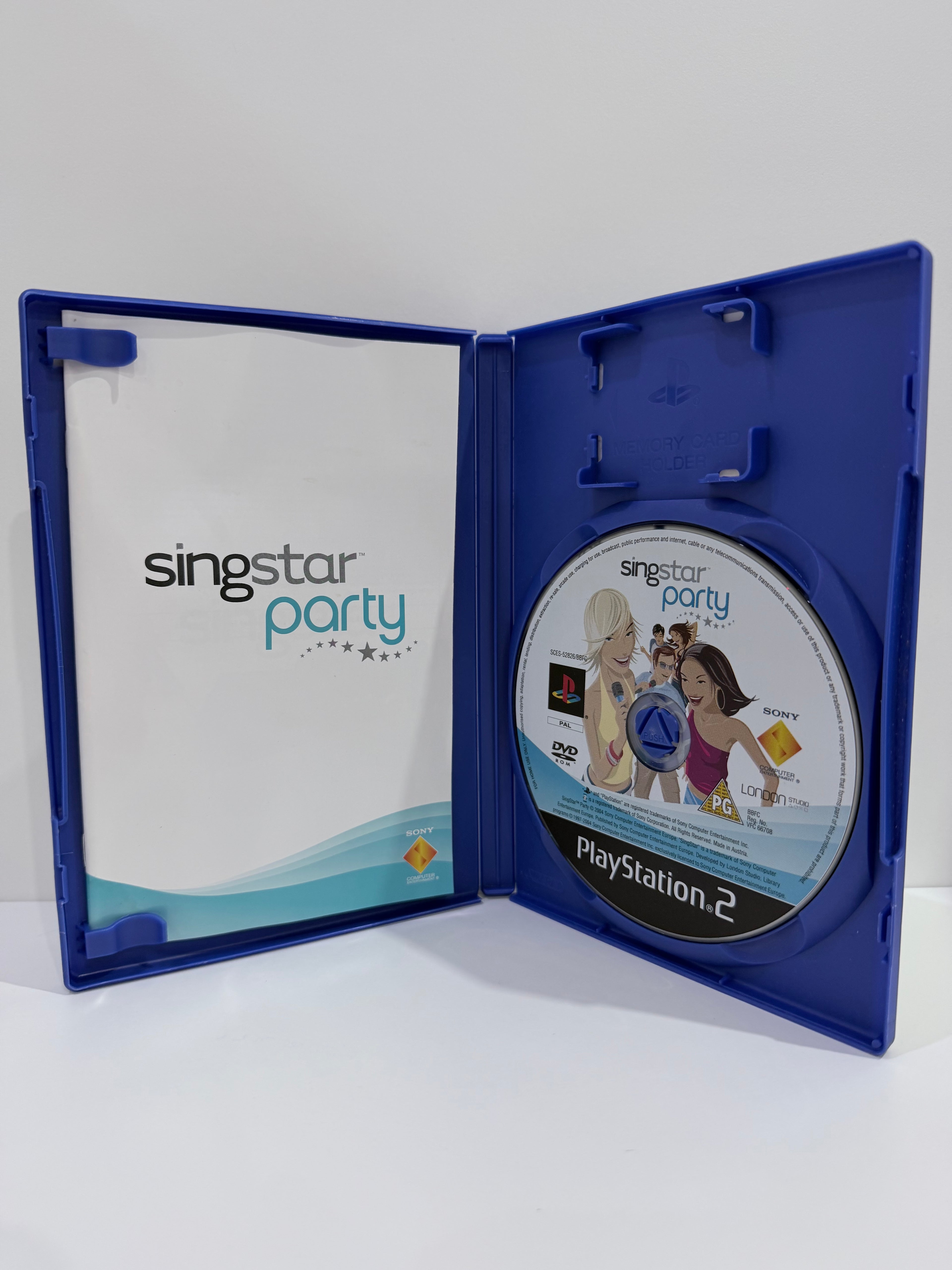 SingStar Party (Game Only) Sony PlayStation 2 Complete With Manual PAL UK Tested