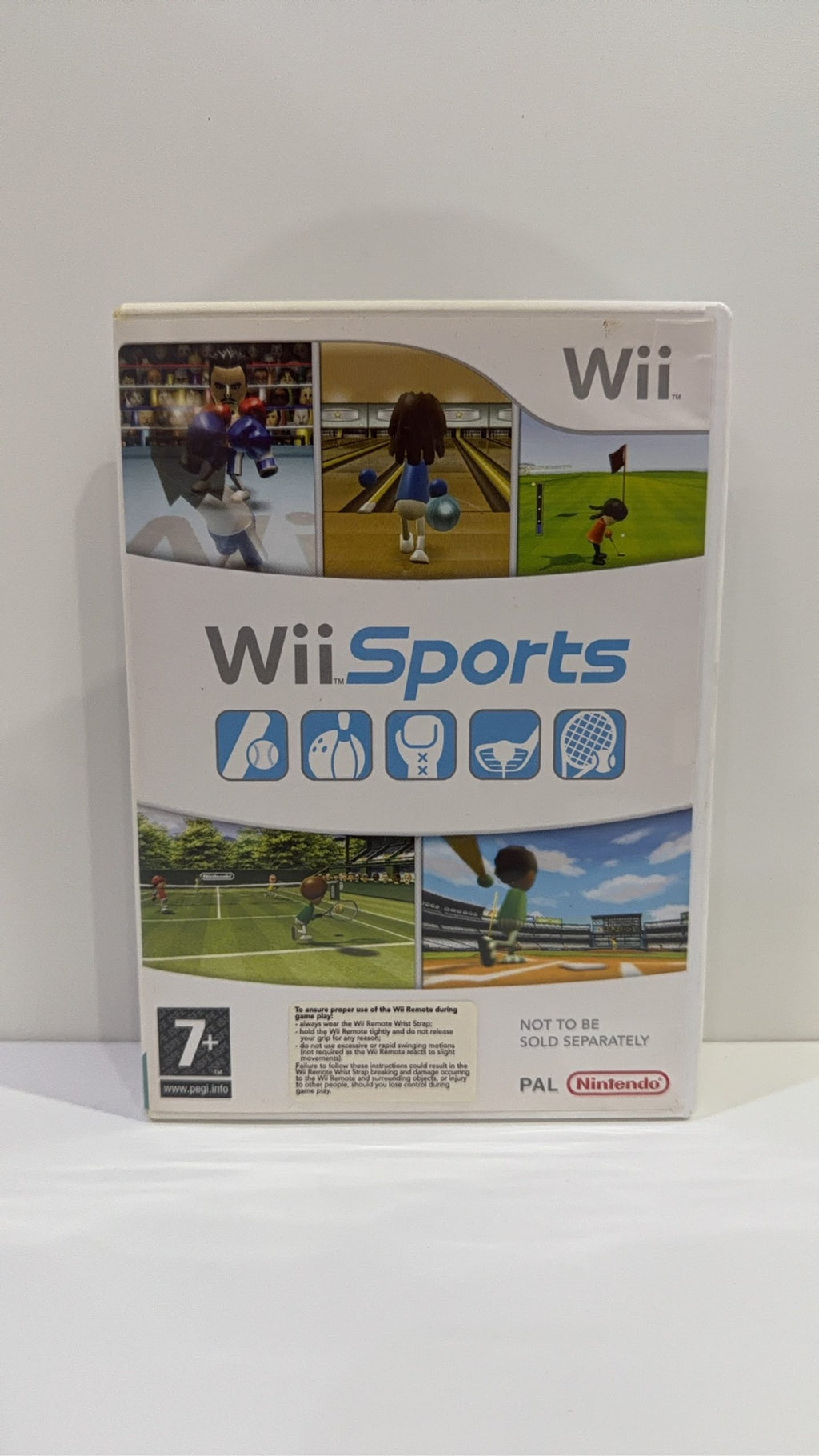 Wii Sports for Nintendo Wii, complete with manual and DVD-style case, PAL UK.