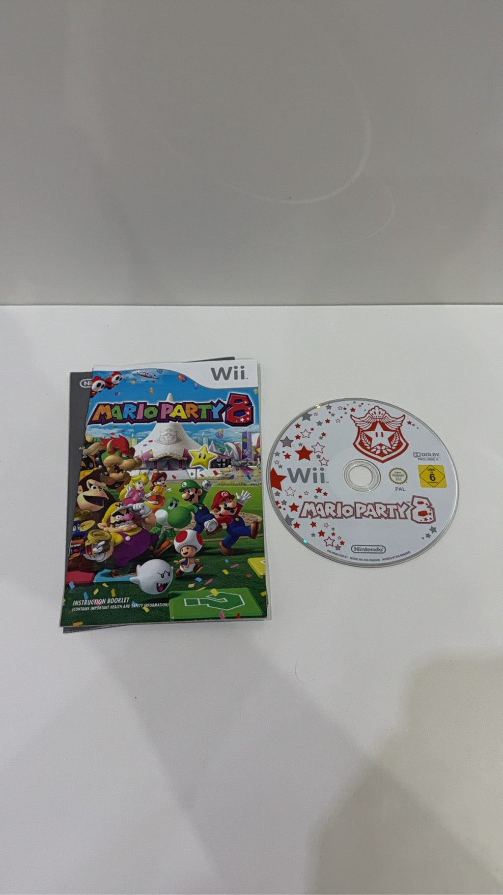 Mario Party 8 video game for Nintendo Wii, complete with case and manual, PAL UK.