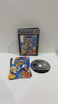 Sonic Heroes Platinum Edition for PS2, complete with case, cover, disc, and manual.