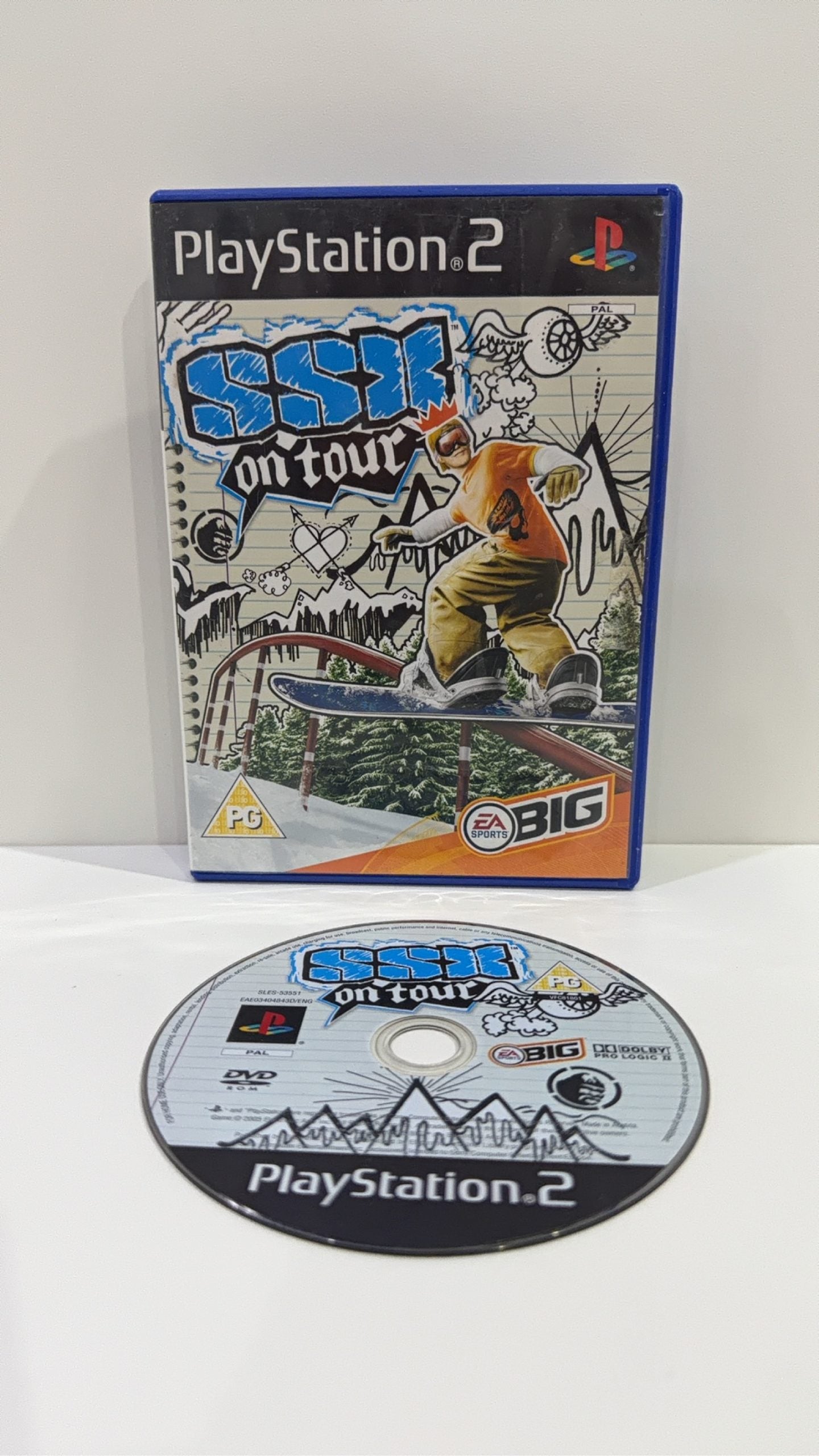 SSX On Tour video game for Sony PlayStation 2 PS2, includes case and disc, no manual.