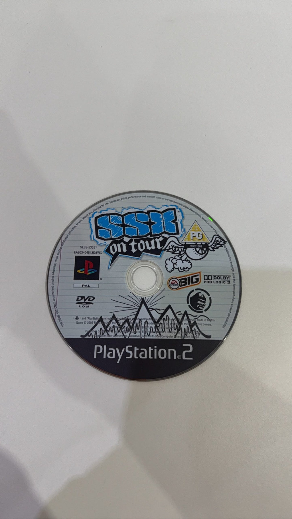 SSX On Tour video game for Sony PlayStation 2 PS2, includes case and disc, no manual.