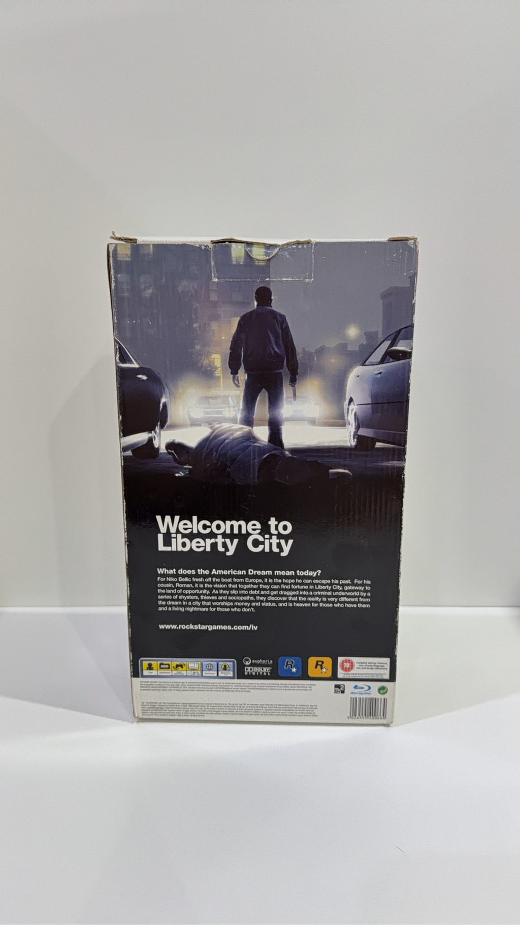 Grand Theft Auto IV Special Edition PS3 complete collector's set with game and metal lockbox.