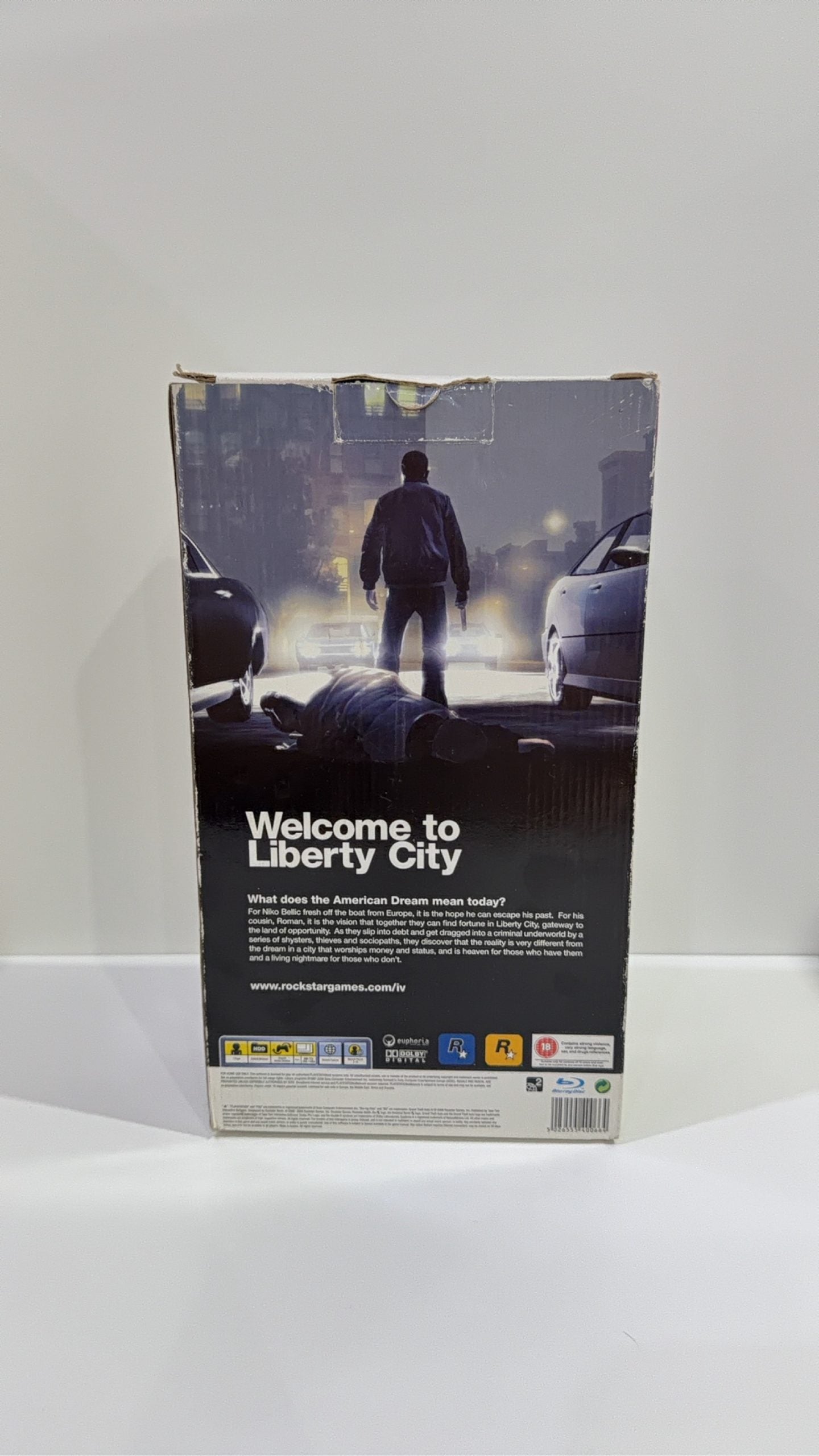Grand Theft Auto IV Special Edition PS3 complete collector's set with game and metal lockbox.