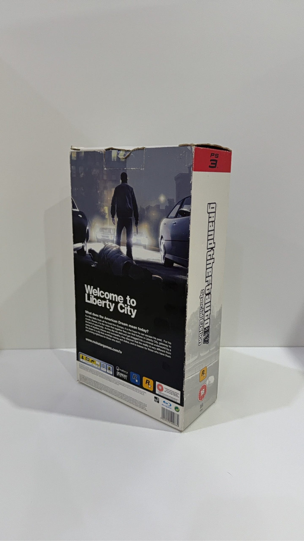 Grand Theft Auto IV Special Edition PS3 complete collector's set with game and metal lockbox.