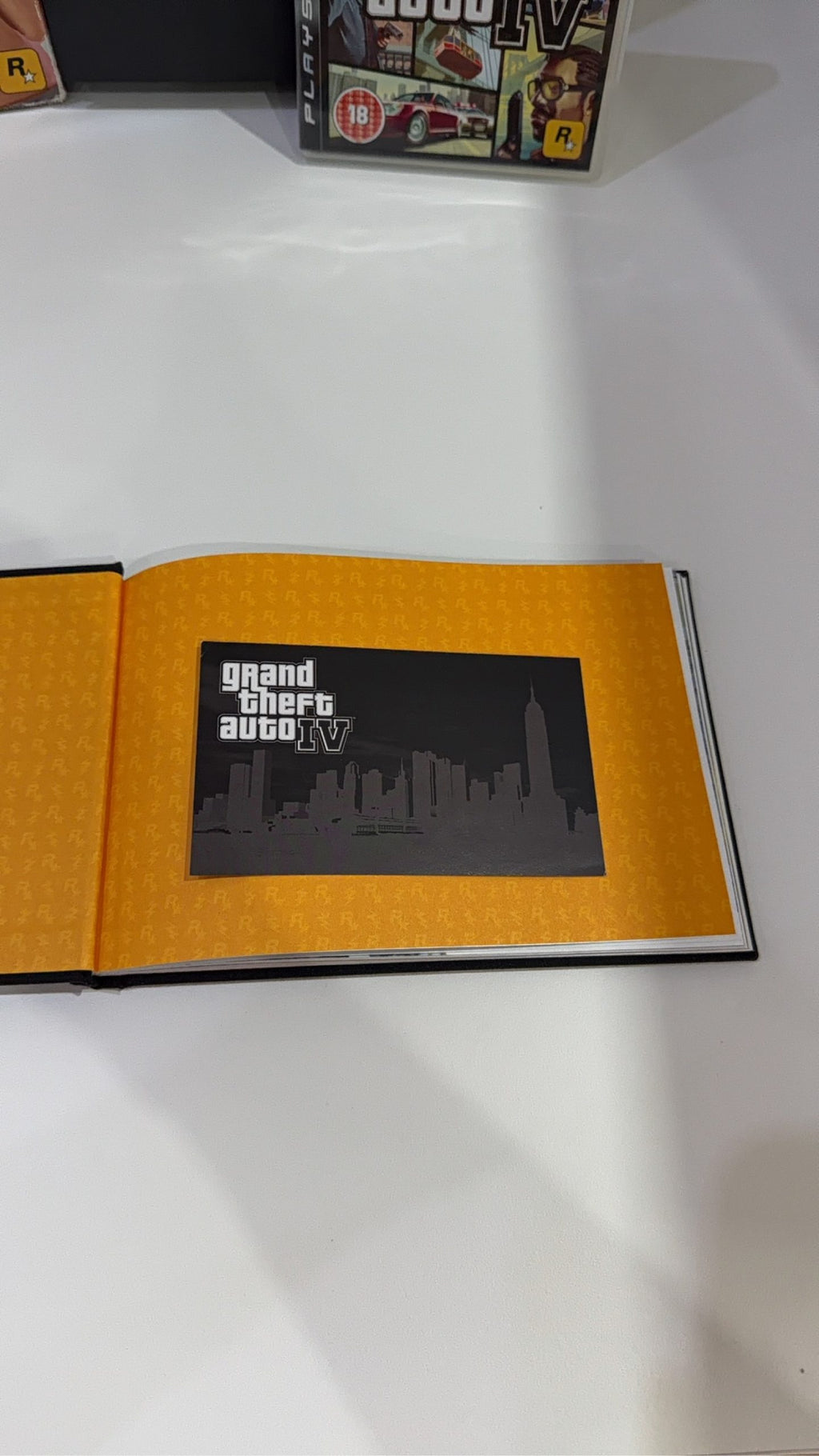 Grand Theft Auto IV Special Edition PS3 complete collector's set with game and metal lockbox.