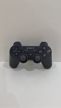 Official Sony PlayStation 3 PS3 DualShock 3 Sixaxis Controller in black, tested and working.