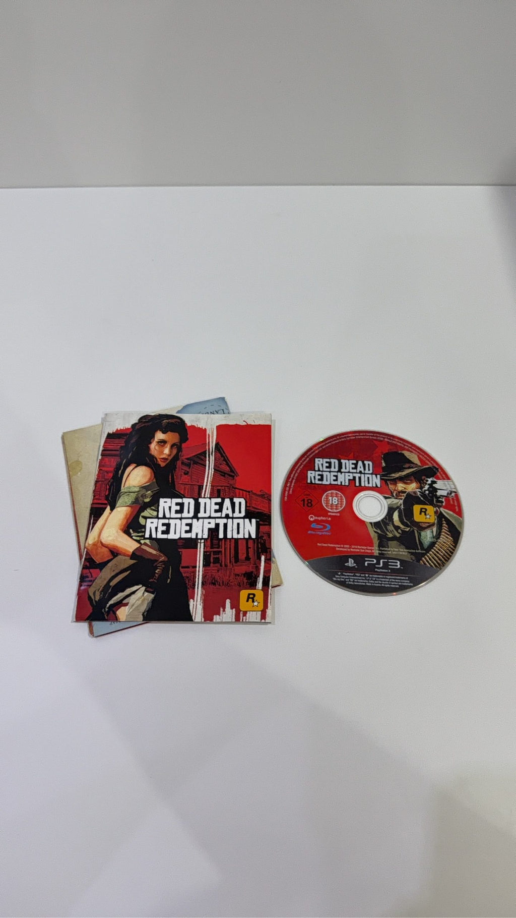 Red Dead Redemption video game for Sony PlayStation 3 PS3, includes case, manual, and map.