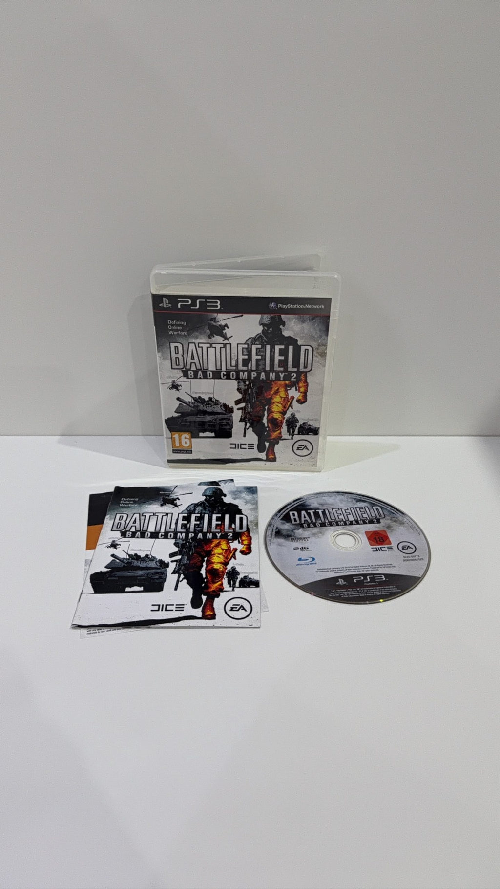 Battlefield Bad Company 2 video game for Sony PlayStation 3 with manual and original case.