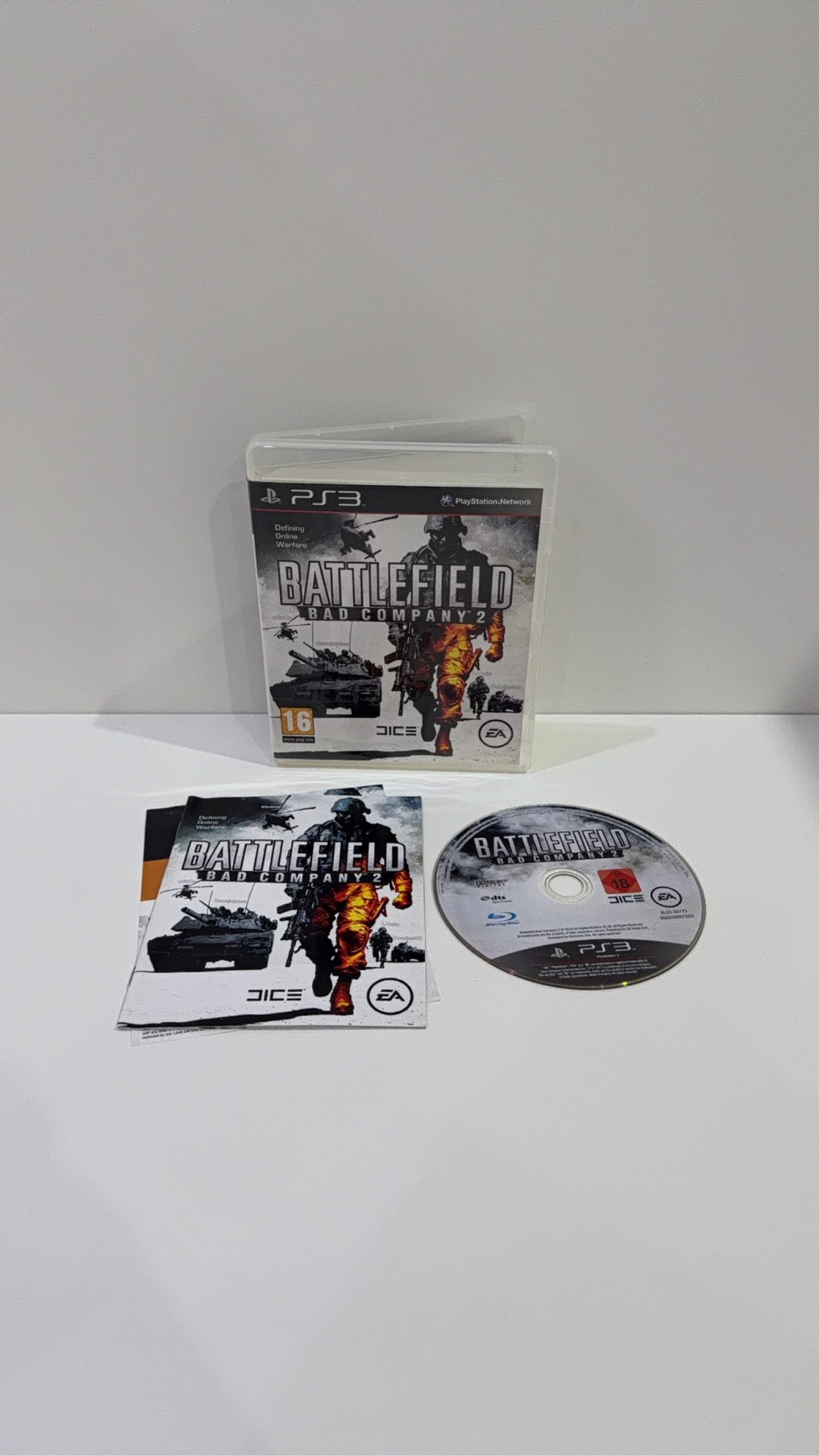 Battlefield Bad Company 2 video game for Sony PlayStation 3 with manual and original case.