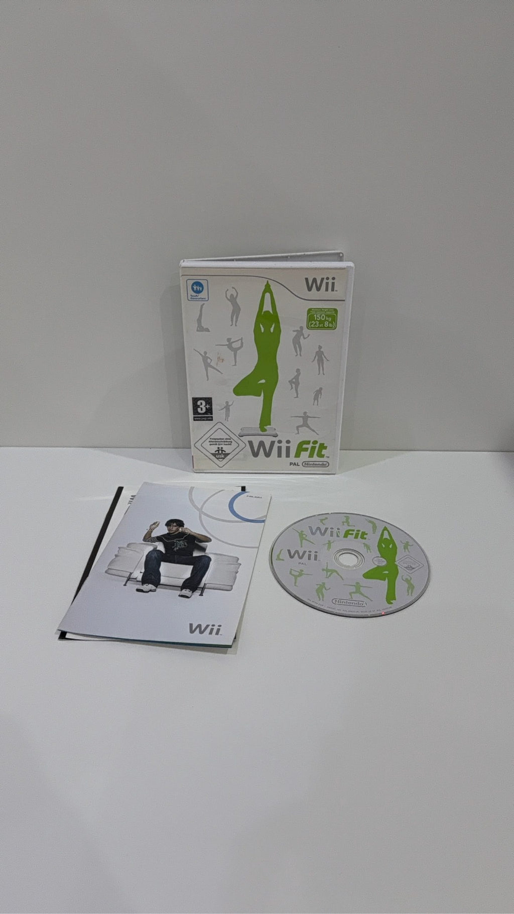 Wii Fit for Nintendo Wii, complete with case, cover, game disc, and manual, PAL UK.