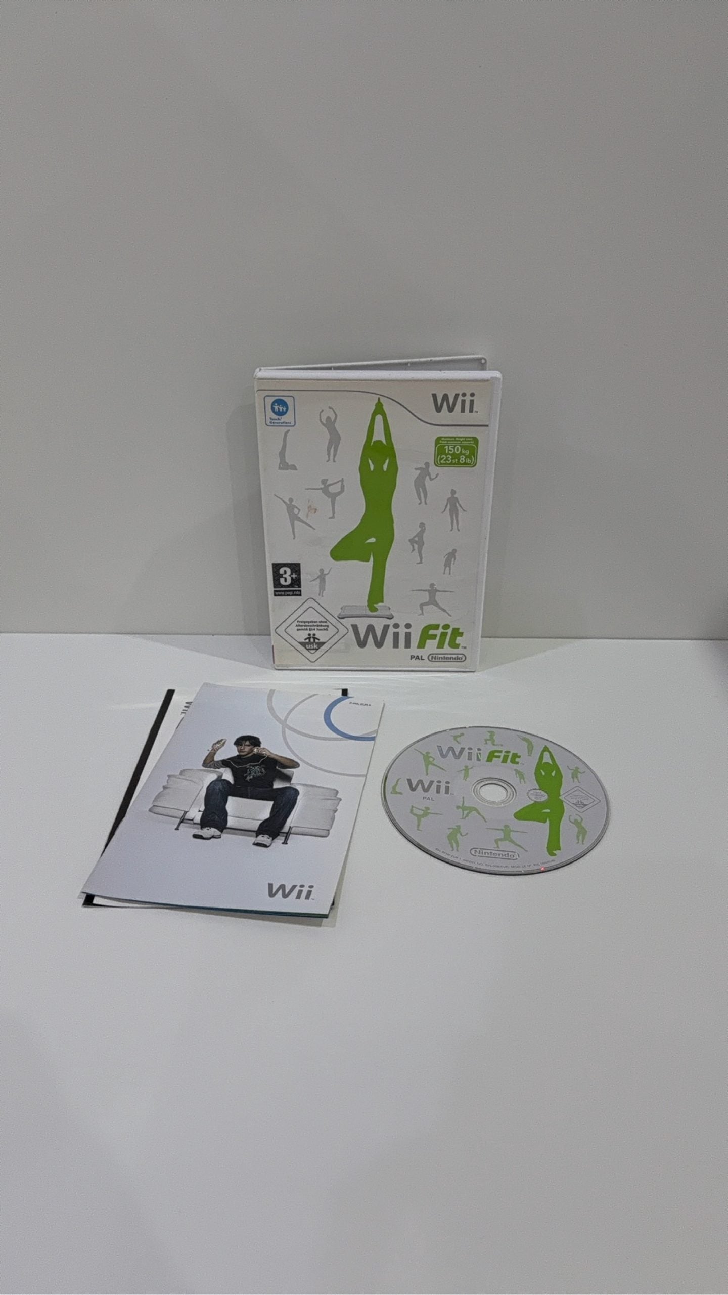 Wii Fit for Nintendo Wii, complete with case, cover, game disc, and manual, PAL UK.