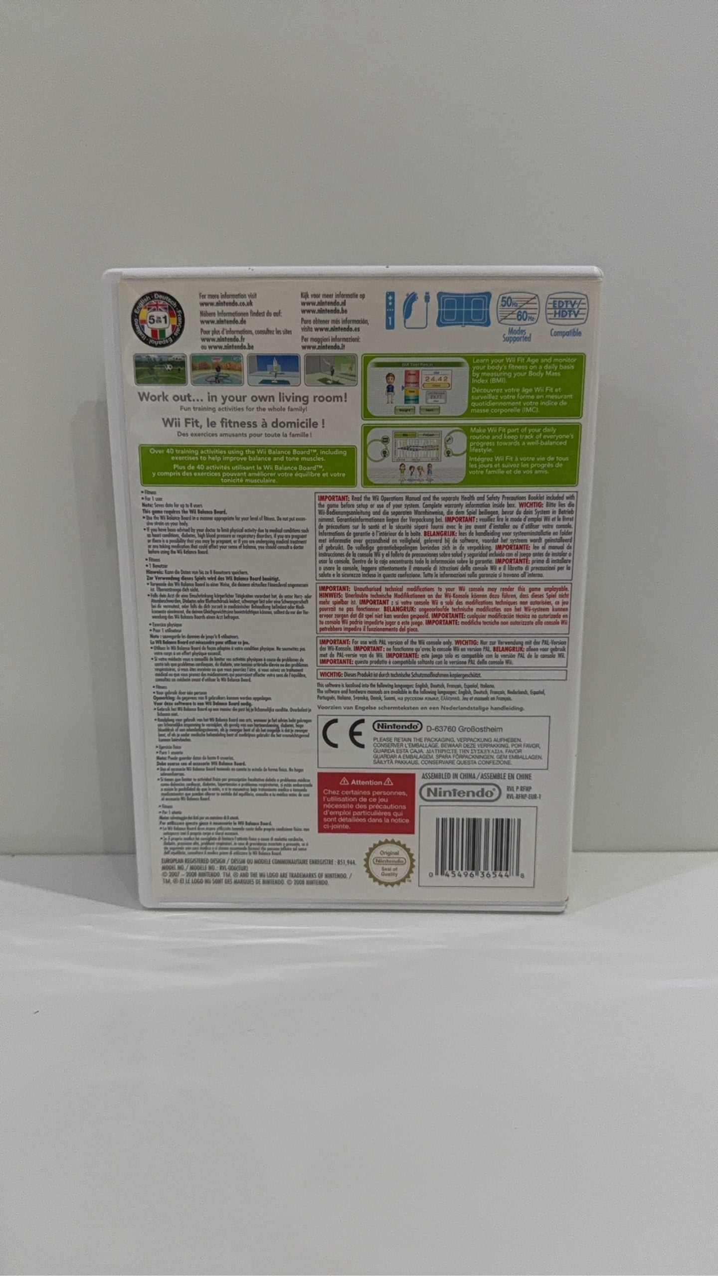 Wii Fit for Nintendo Wii, complete with case, cover, game disc, and manual, PAL UK.