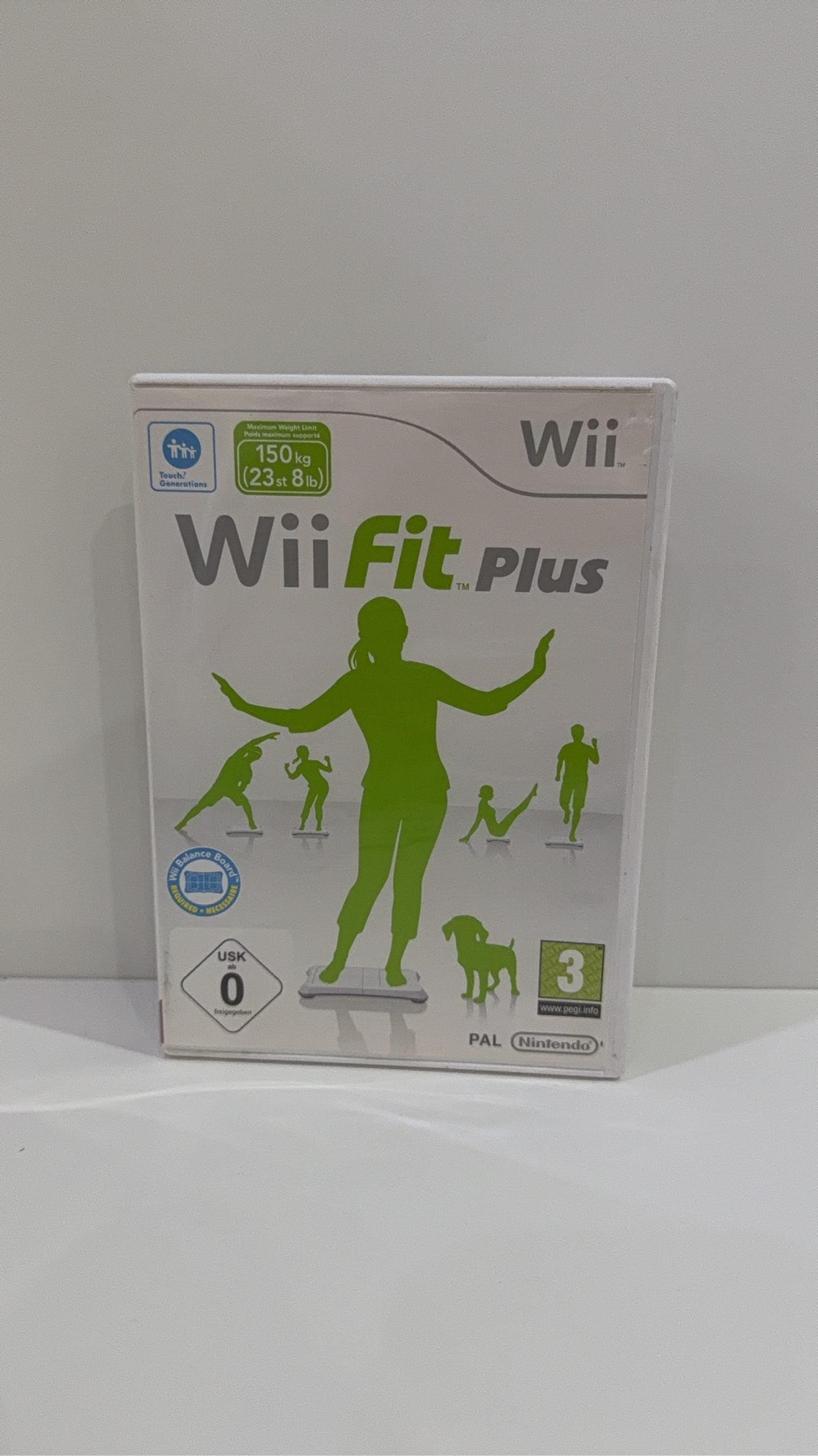Wii Fit Plus Nintendo Wii game boxed with manual, PAL UK version, no balance board.