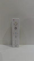 Official Nintendo Wii Remote Controller in white with signs of battery corrosion.