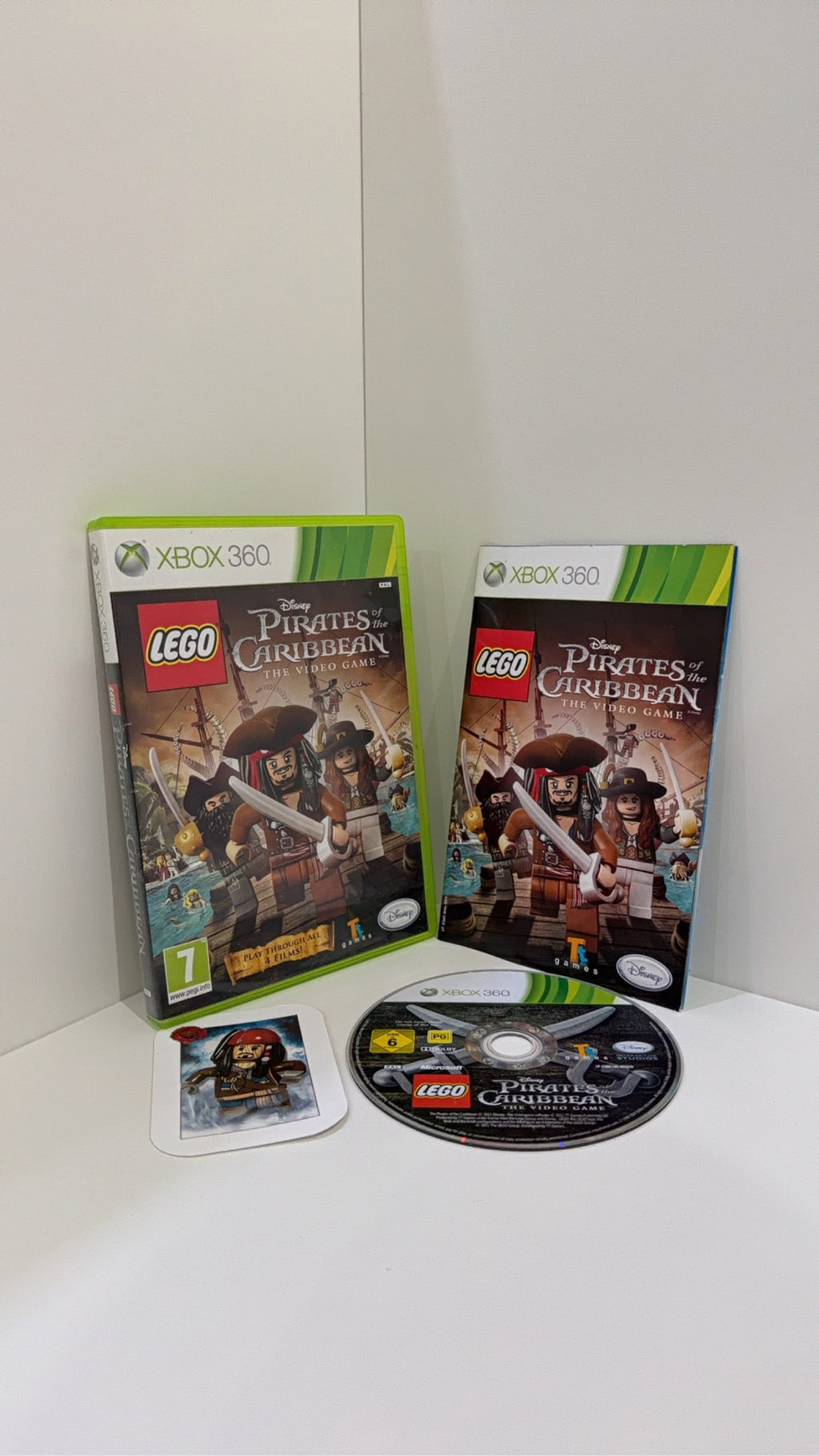 LEGO Pirates of the Caribbean video game for Xbox 360 PAL UK, complete in box.
