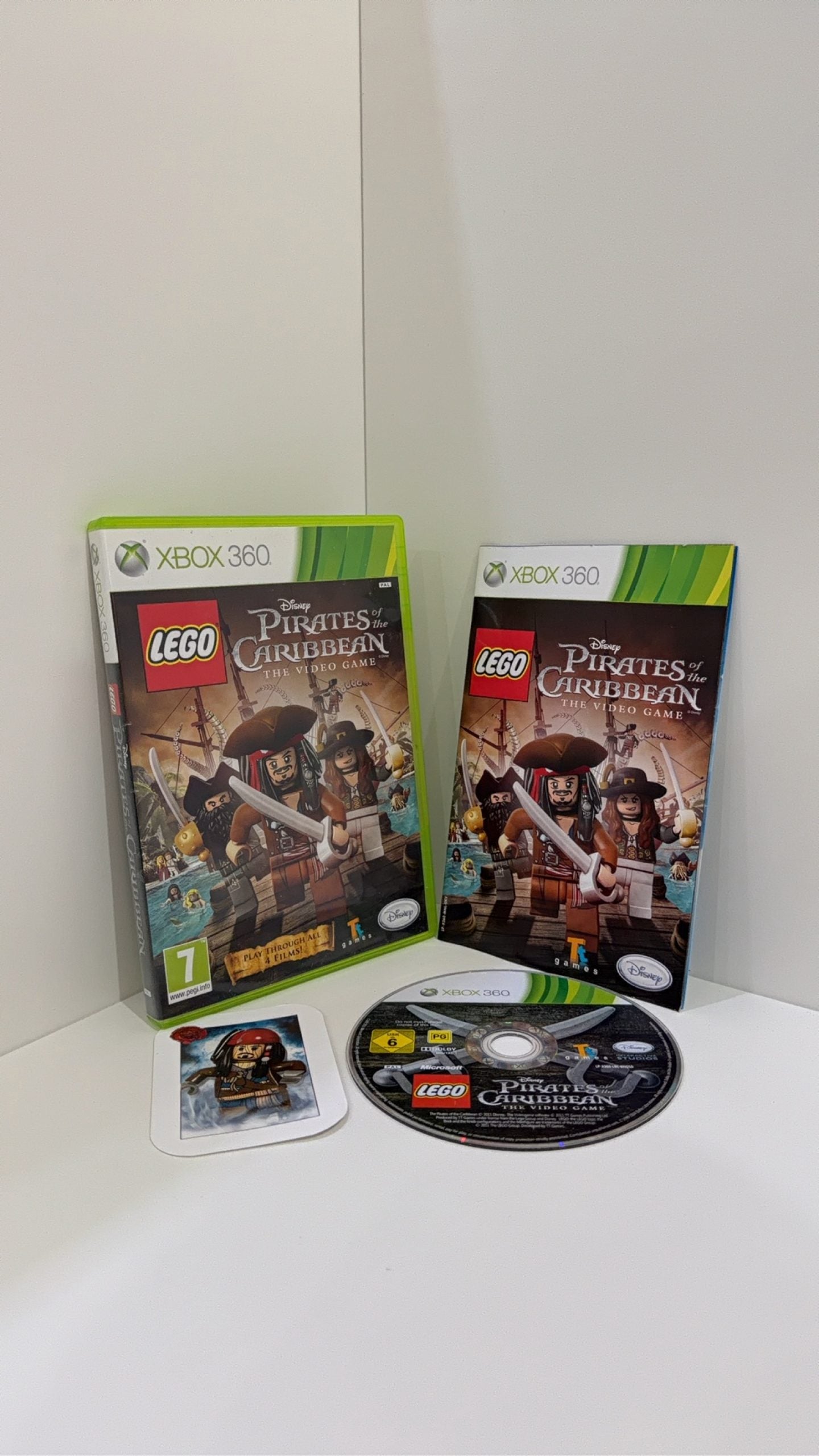 LEGO Pirates of the Caribbean video game for Xbox 360 PAL UK, complete in box.